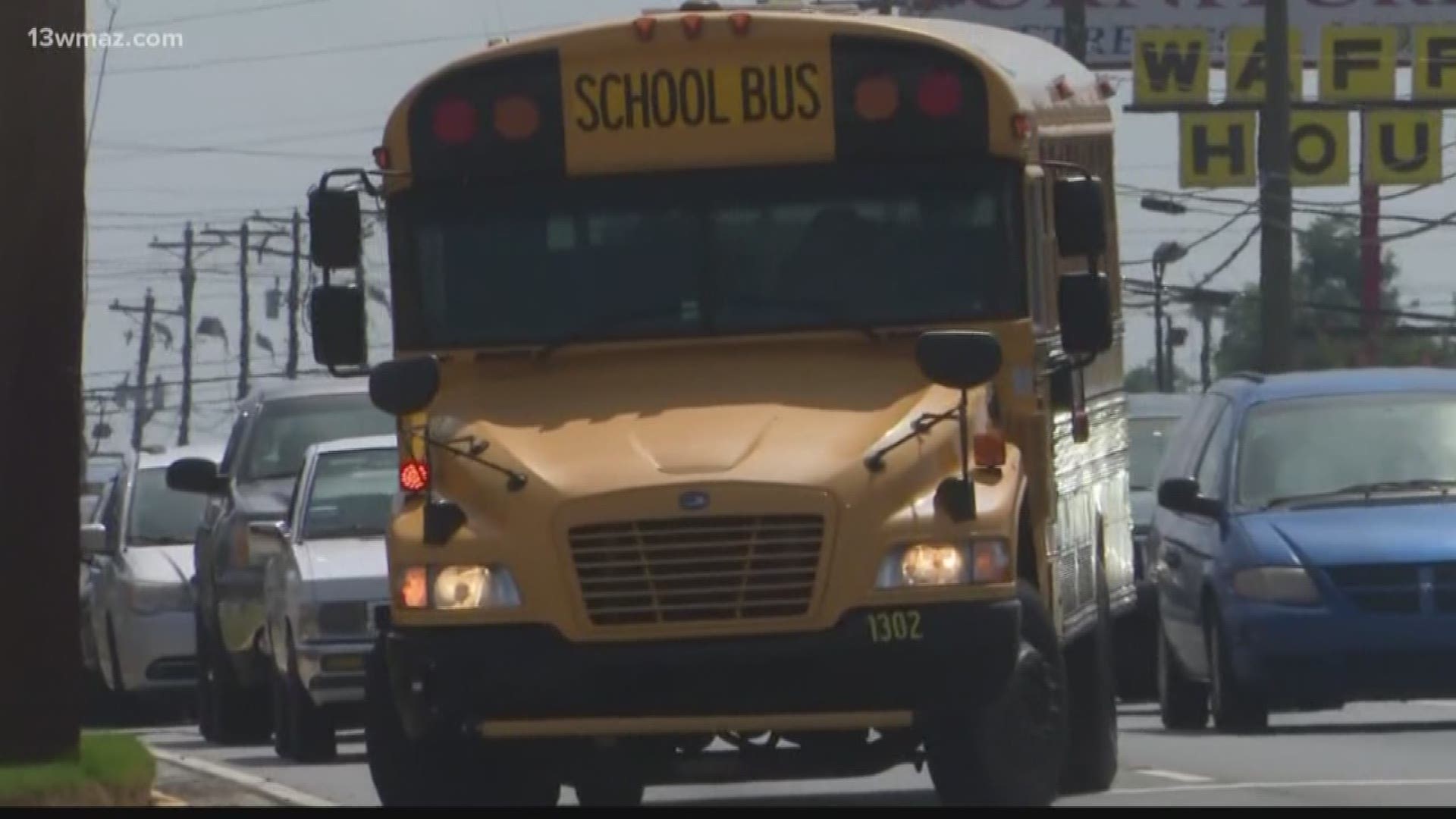 New law affects drivers near school buses