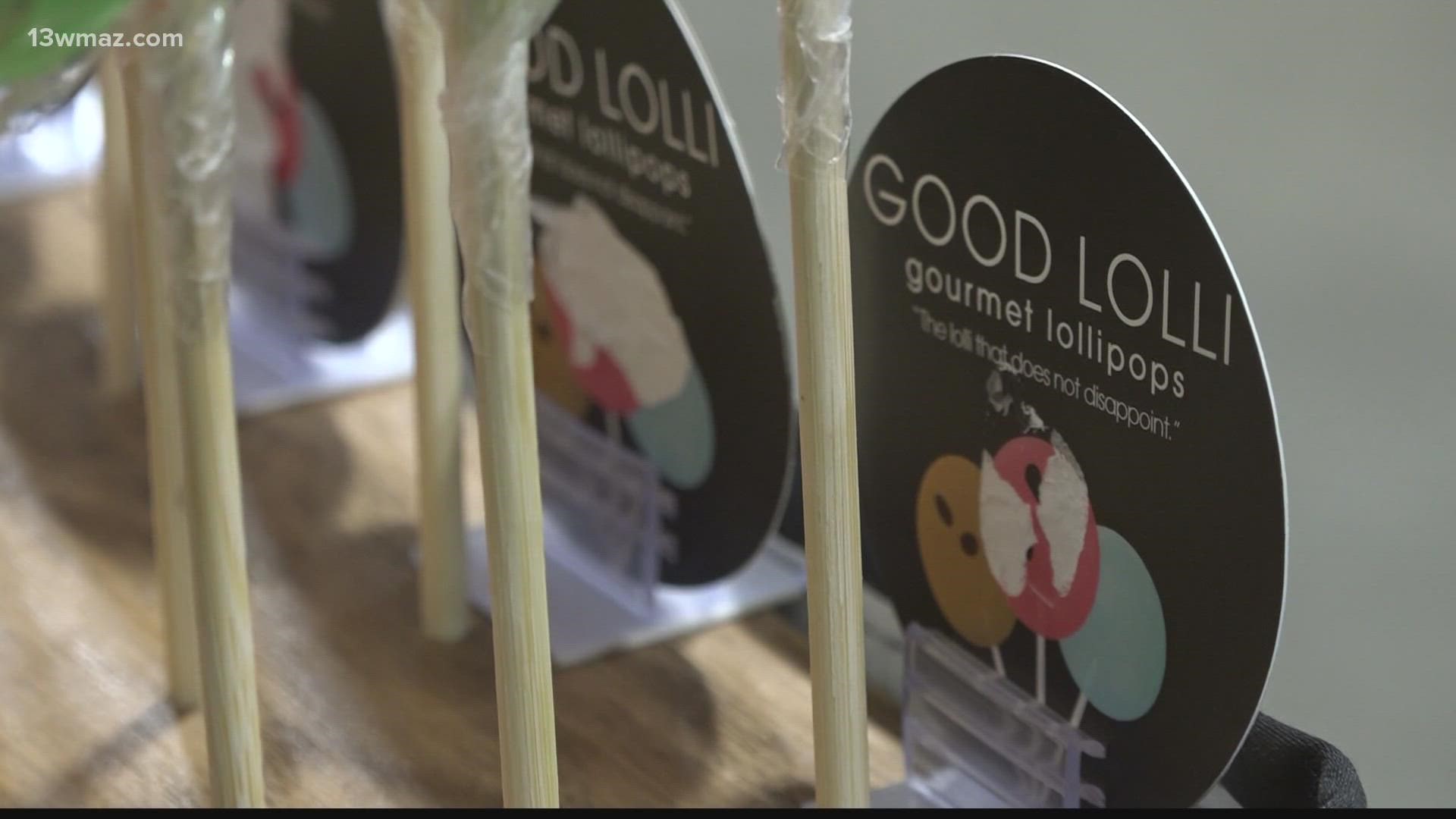 As part of Georgia Grown's partnership at the state fair, Good Lolli is selling some sweet treats.