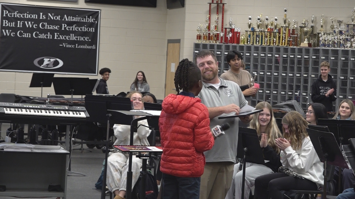 My Teacher is Tops | Houston County High band director Dillon Watkins recognized for his caring leadership