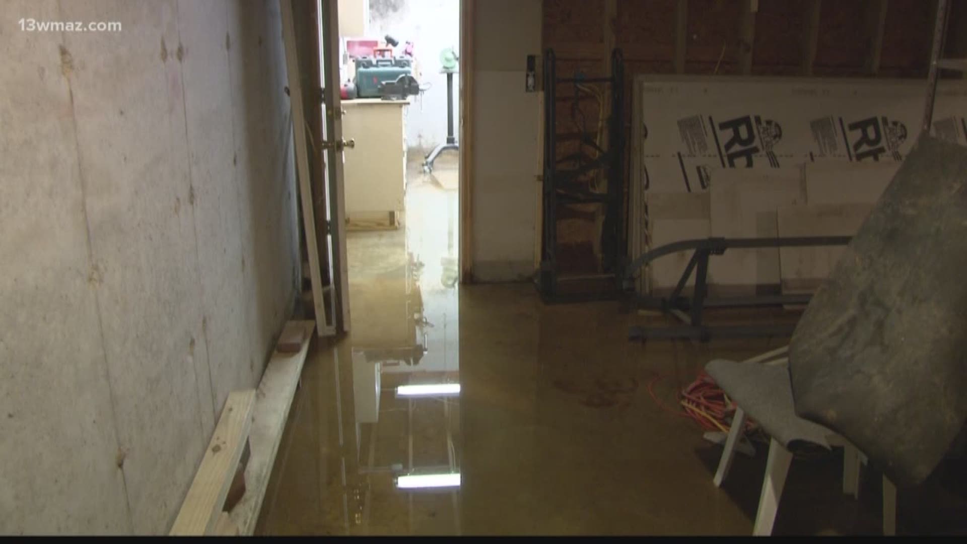 Constant rain causes flooding in Upson County