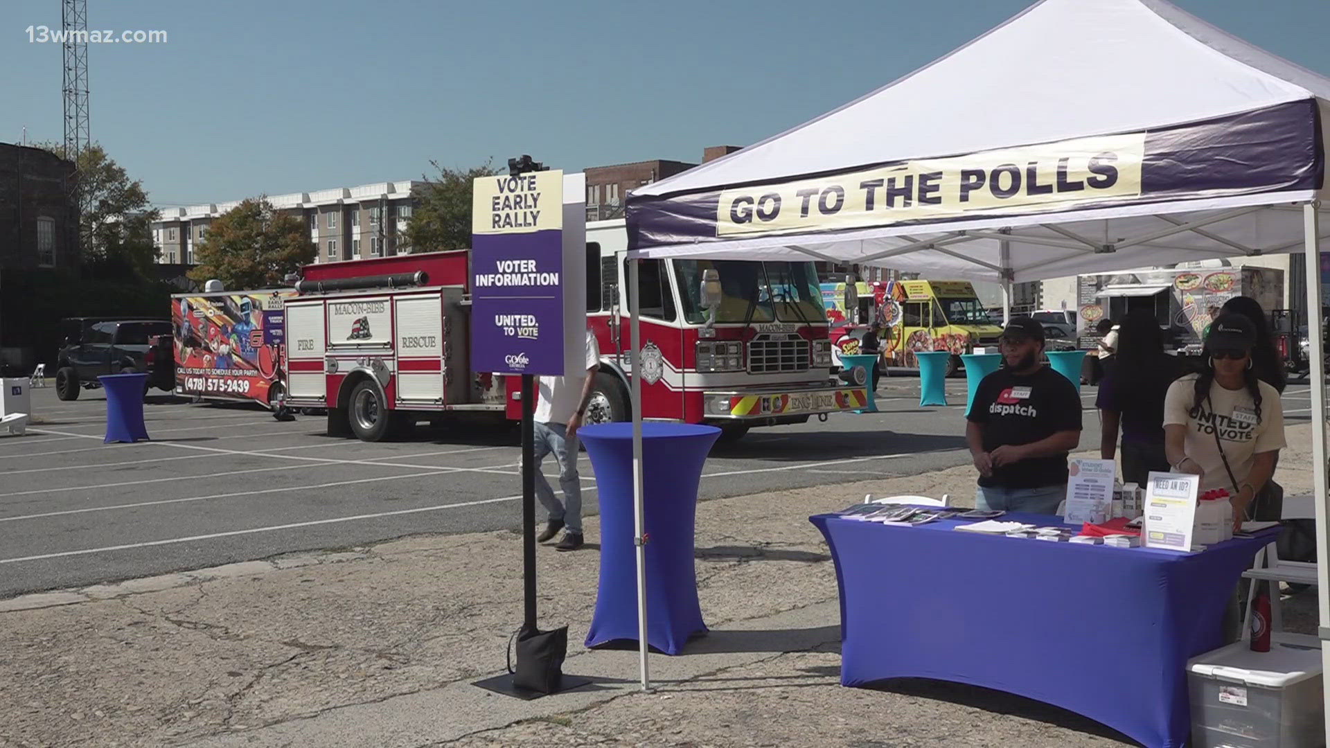 The event had plenty of voting resources and various organizations to help people stay informed when they participate in early voting