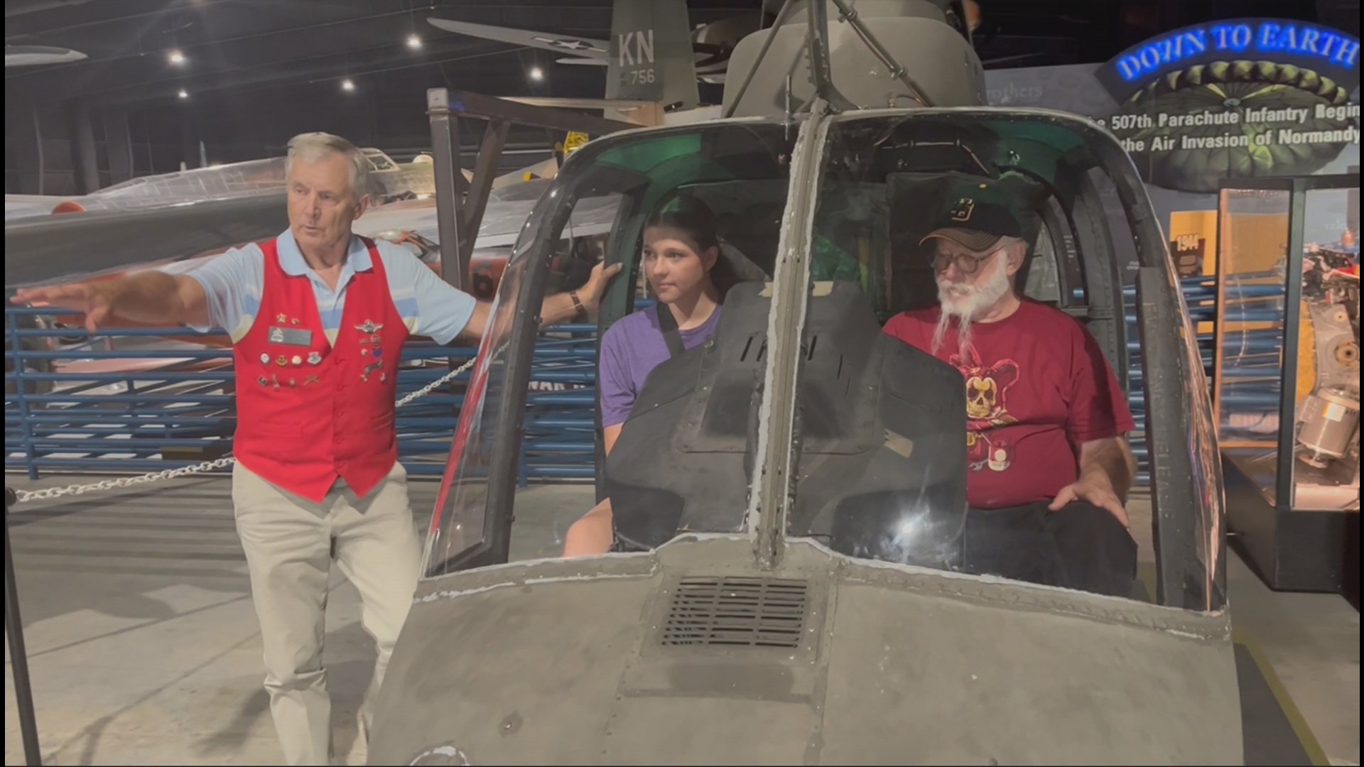 The museum hosted multiple events at the Scott Exhibit Hangar five days before the actual anniversary of the Normandy Storming