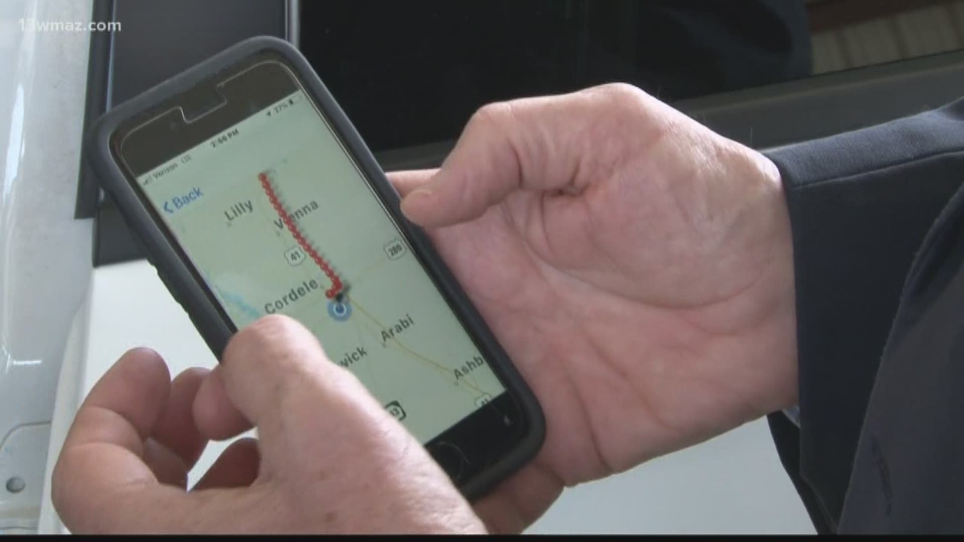 The Crisp County Sheriff's Office is the first in the state to use an app that alerts people about a law enforcement pursuit nearby and it could actually track your location. Here's how the app keeps its users informed.