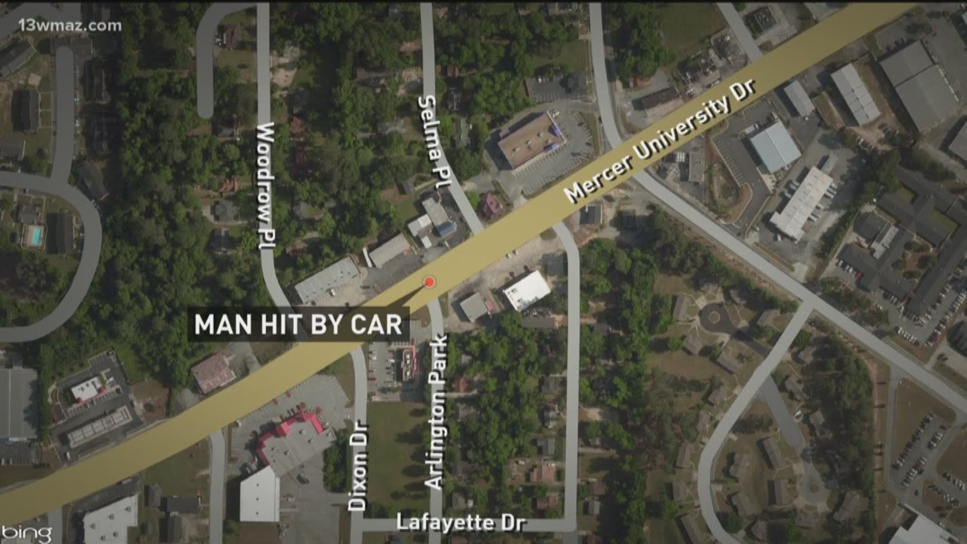 Macon man dies after being hit by car