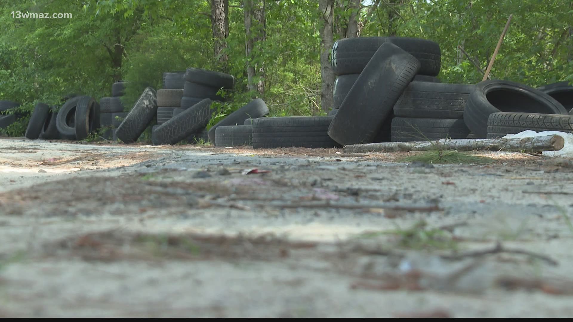 A Macon-Bibb County commissioner says he's fed up with illegal dumping in his district so he's doing something about it.