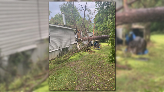 Baldwin County Residents See Storm Damage 