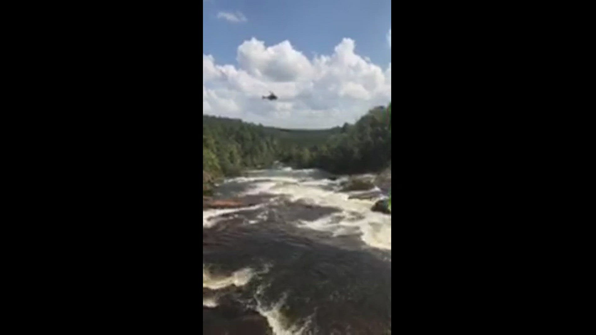 Helicopter rescues teen from falls at High Falls State Park