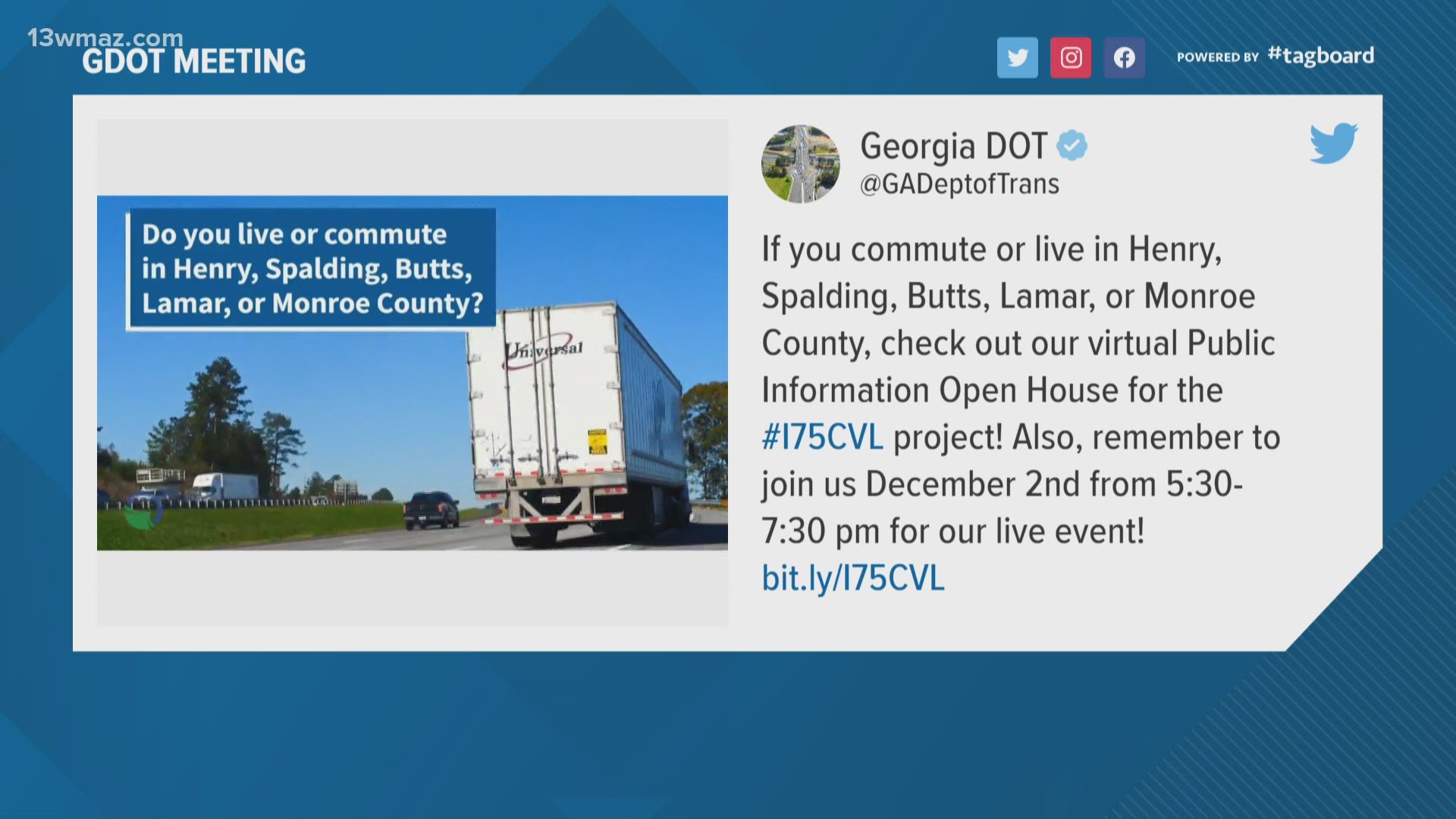 People have a chance to share their thoughts on project that could transform the drive to Atlanta on Wednesday.