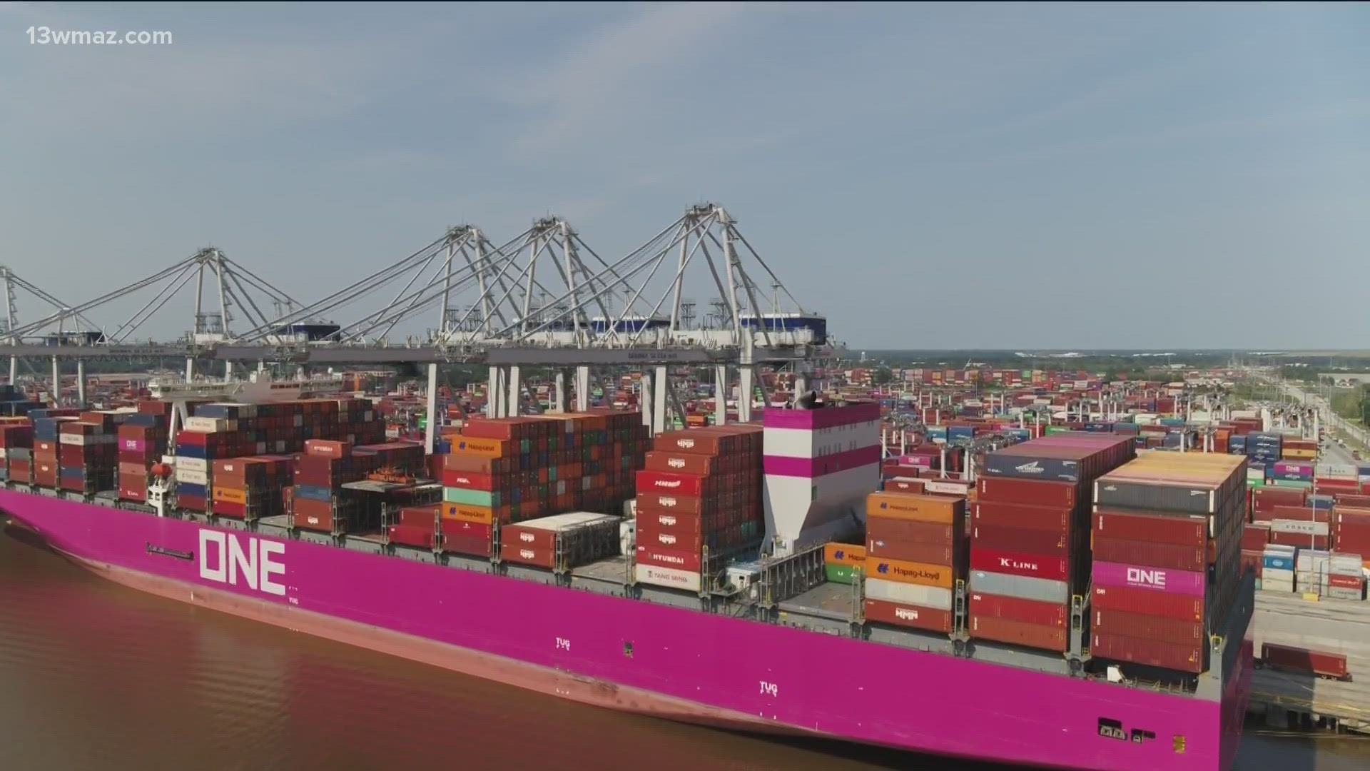 13WMAZ's Suzanne Lawler got to go behind the scenes in Savannah to see how the port works as it looks to expand.