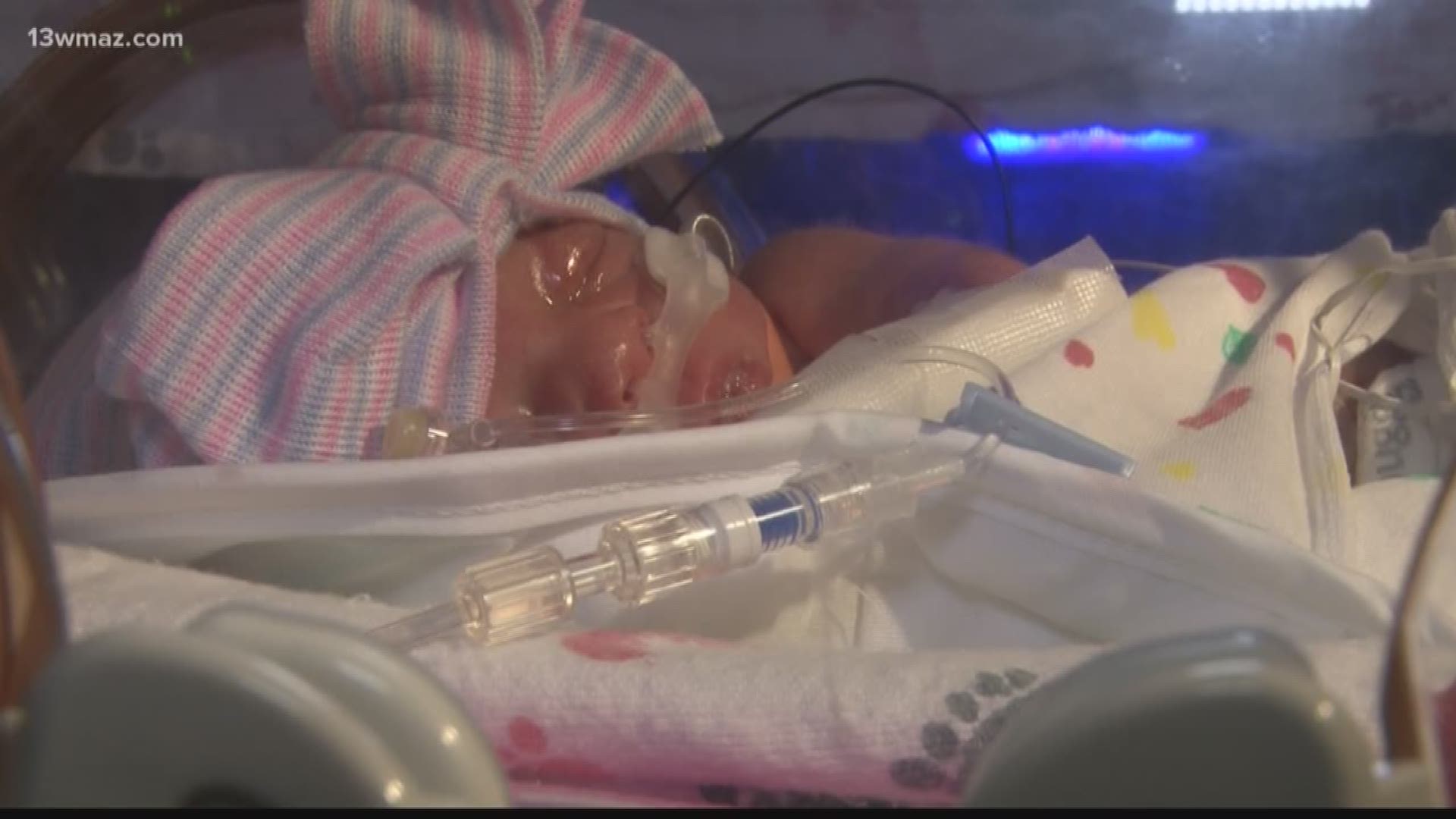 One of Macon's first babies of 2019 was born at 32 weeks