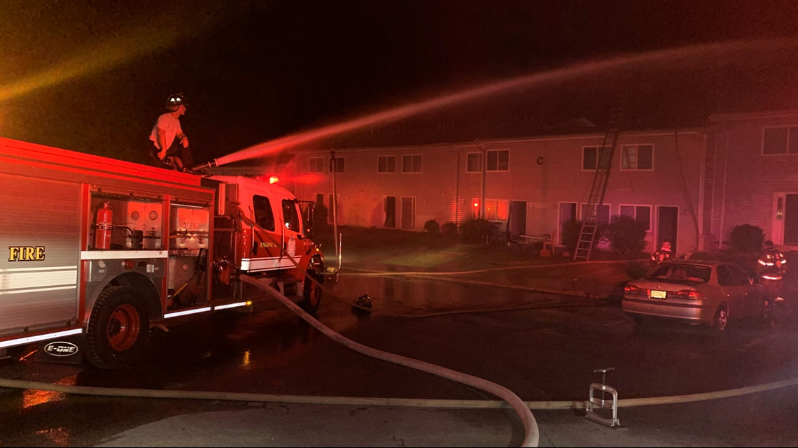 UPDATE 50 people displaced after fire at Green Meadows Townhouses