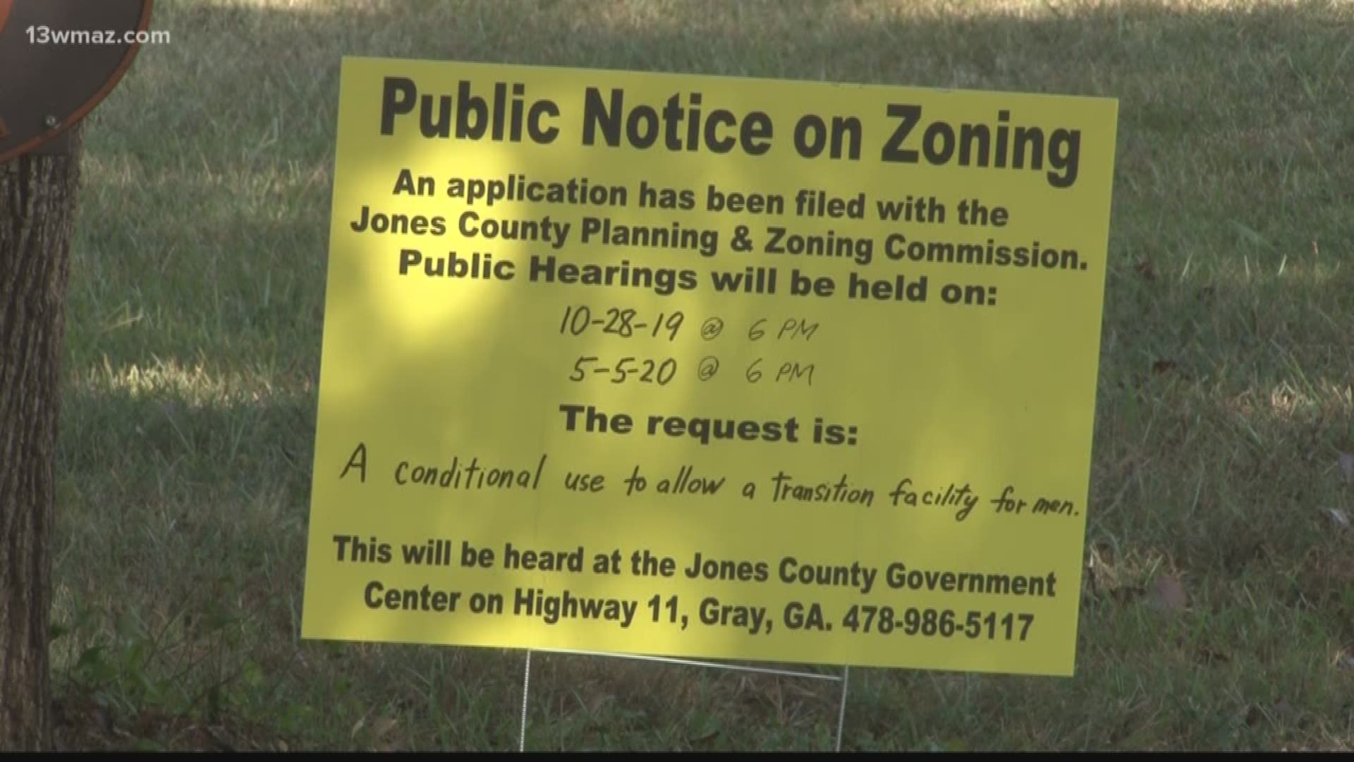 Jones County Planning and Zoning Commission will hear the item on Oct. 28. The proposed rezoning decision could allow for a drug rehab center or halfway house.