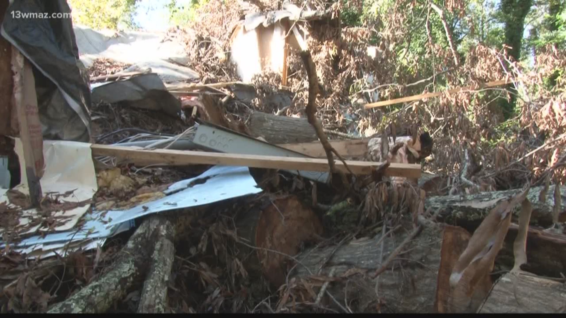 Veteran's home damaged by Hurricane Michael