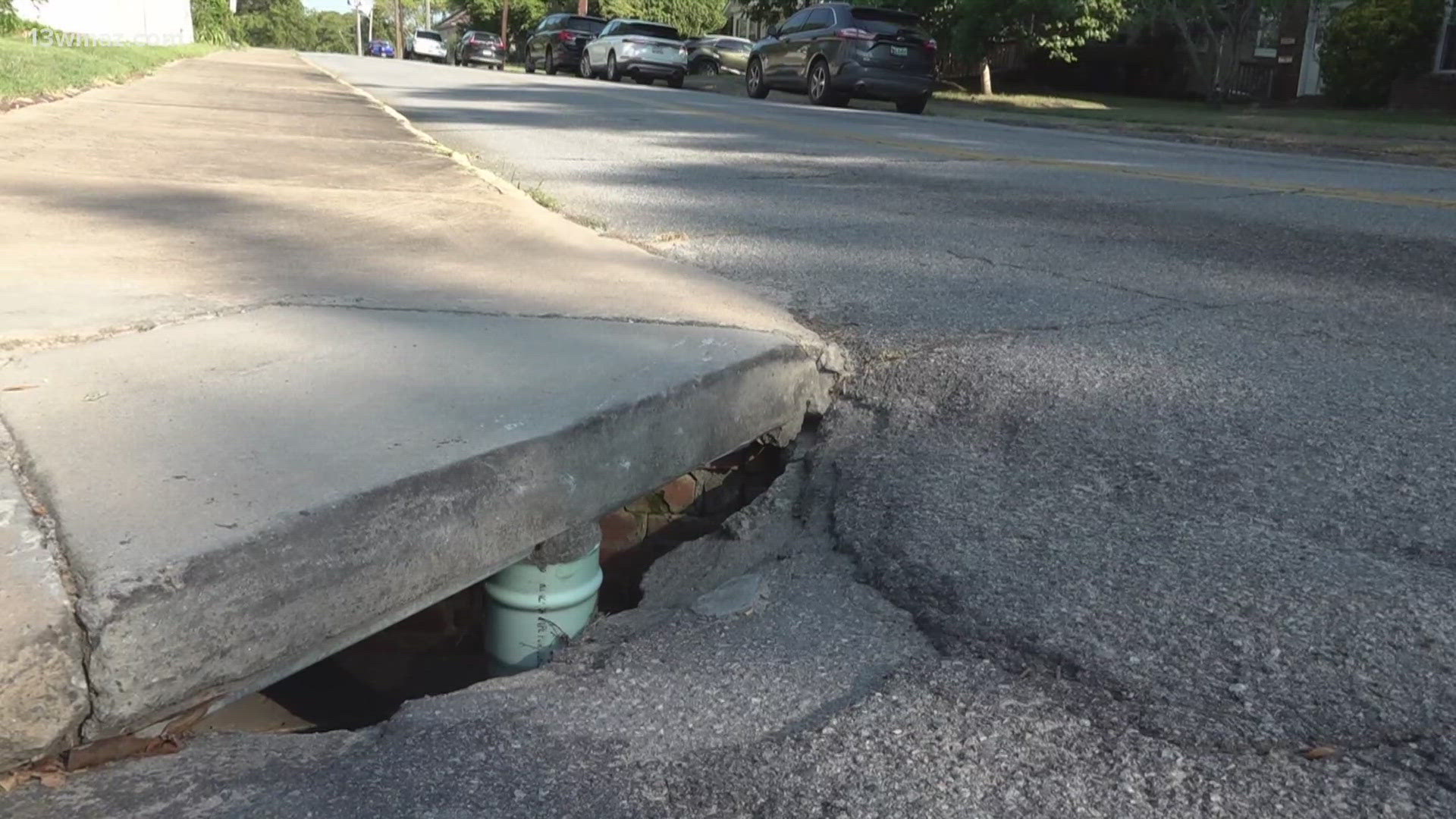 From a sinking storm drain surprise, potholes and uneven pavement, regular commuters in the area say the intersection drives them crazy.