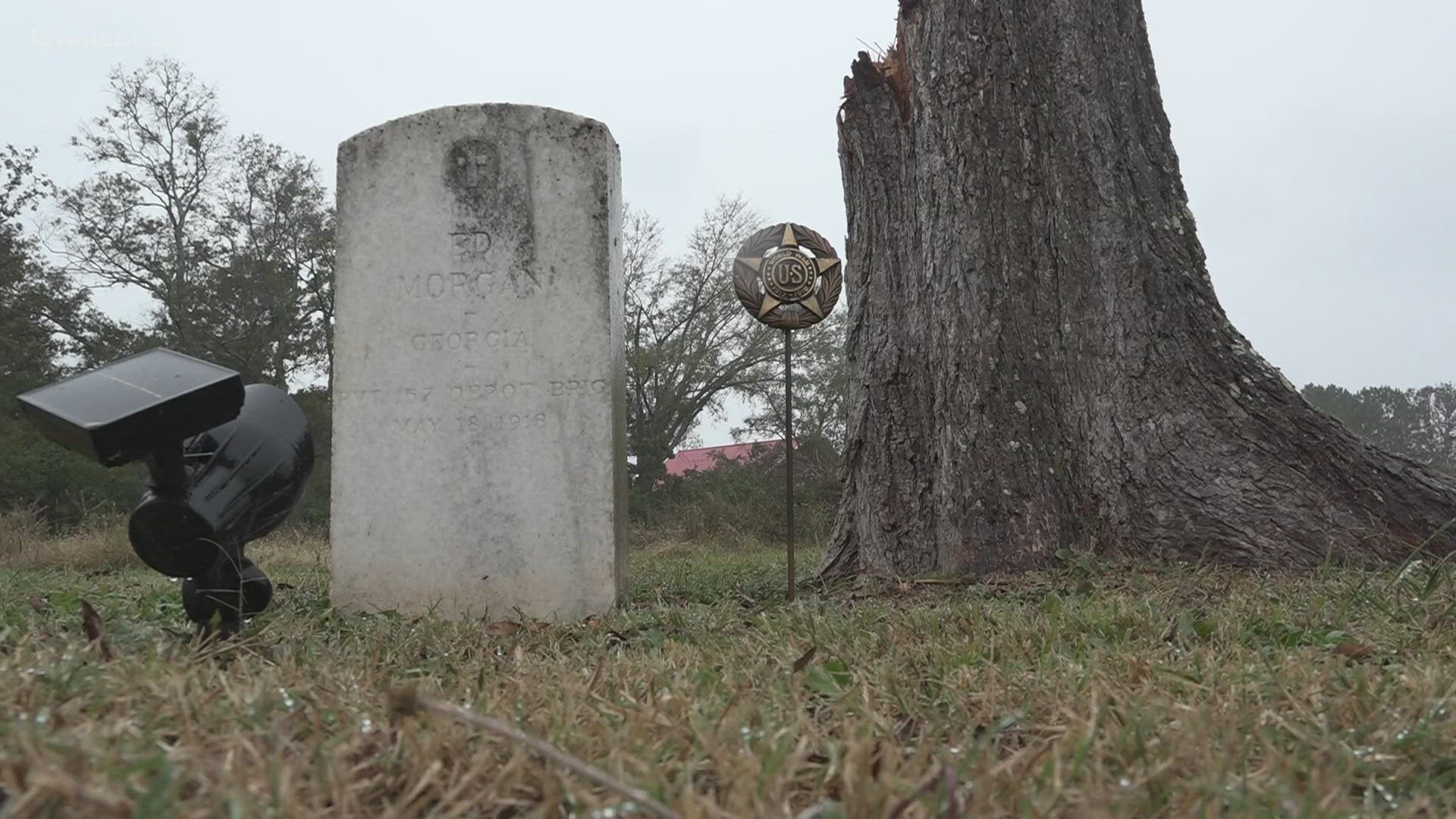 World War I veteran's gravestone vandalized in Jones County, sheriff's office says