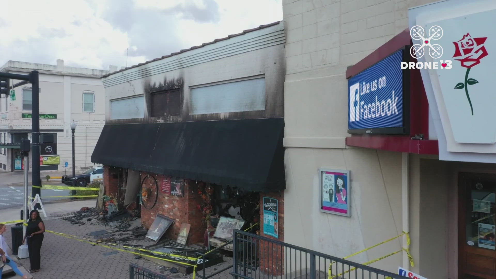 It's the second time the theater has had to rebuild after a fire.