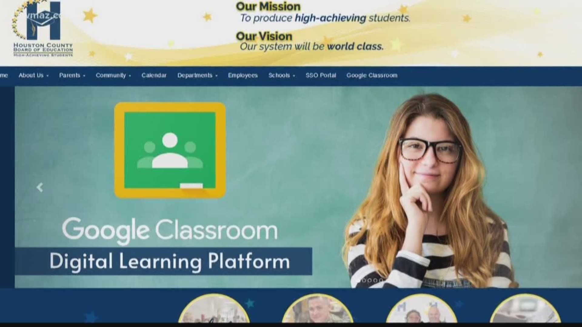 Starting Monday, the entire district will access digital learning from home on Google Classrooms.