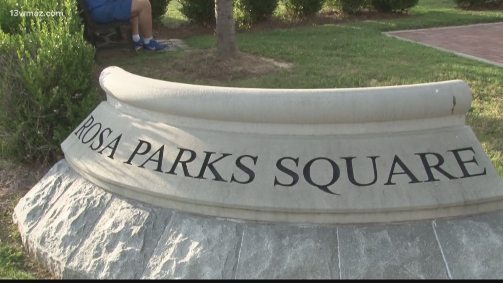 A Bibb County commissioner wants the city to pay $900,000 to renovate Rosa Parks Square.