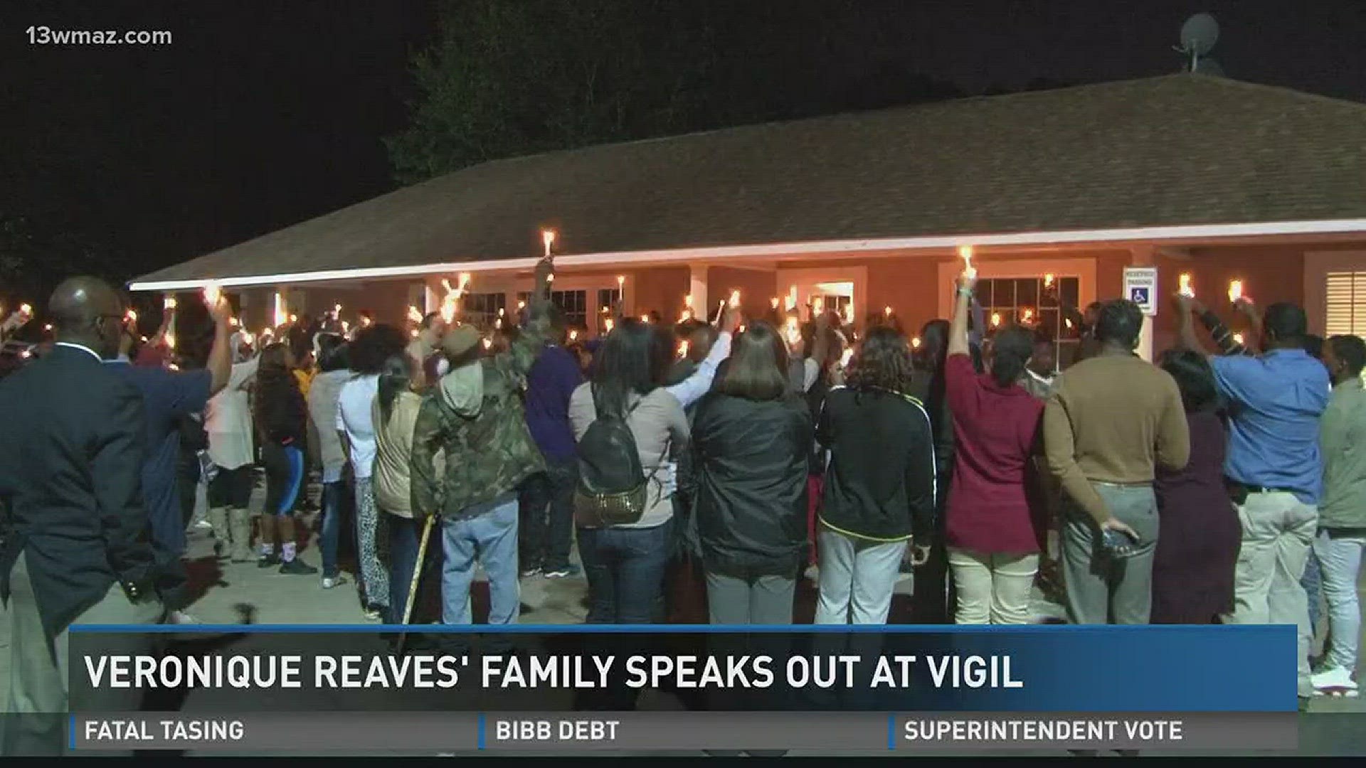 Veronique Reaves' family speaks out at vigil