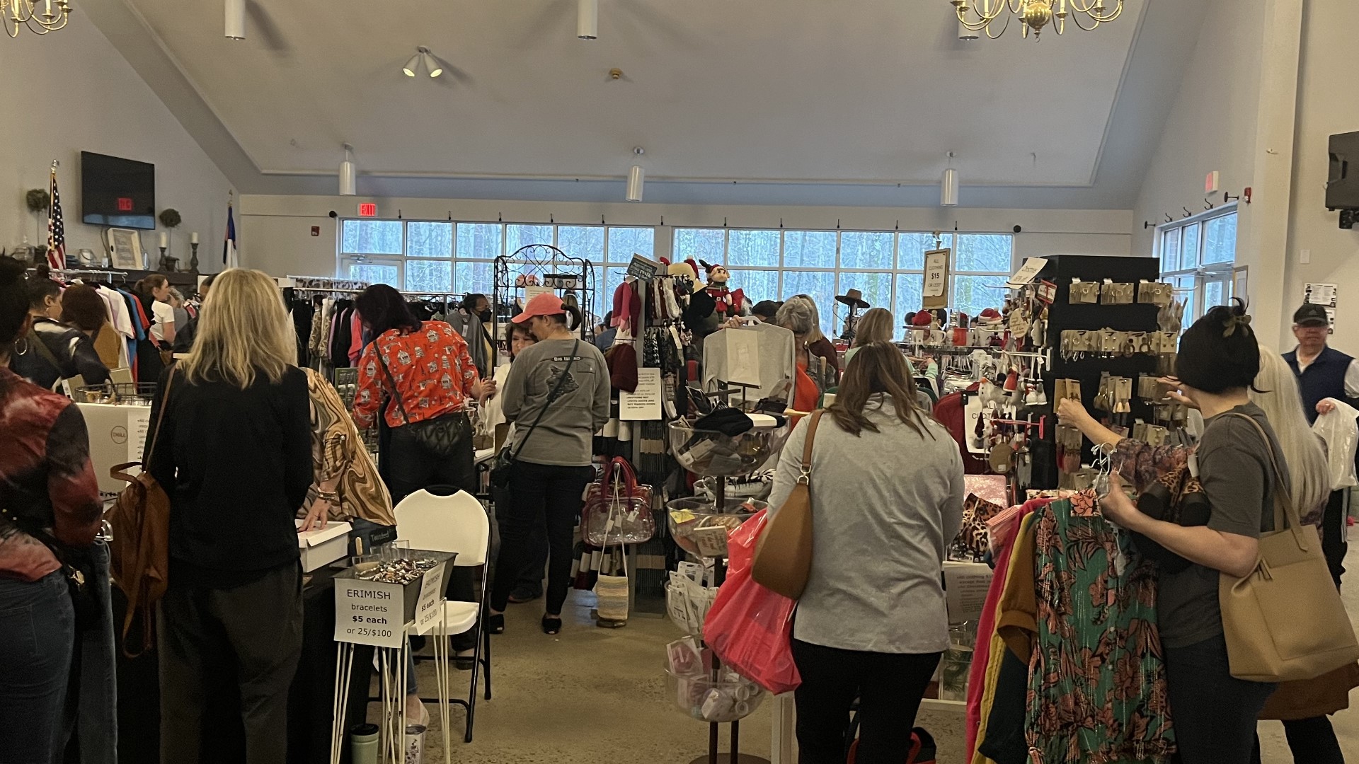 The sale gave shoppers opportunities to save big, as well as donate to The Rescue Mission.