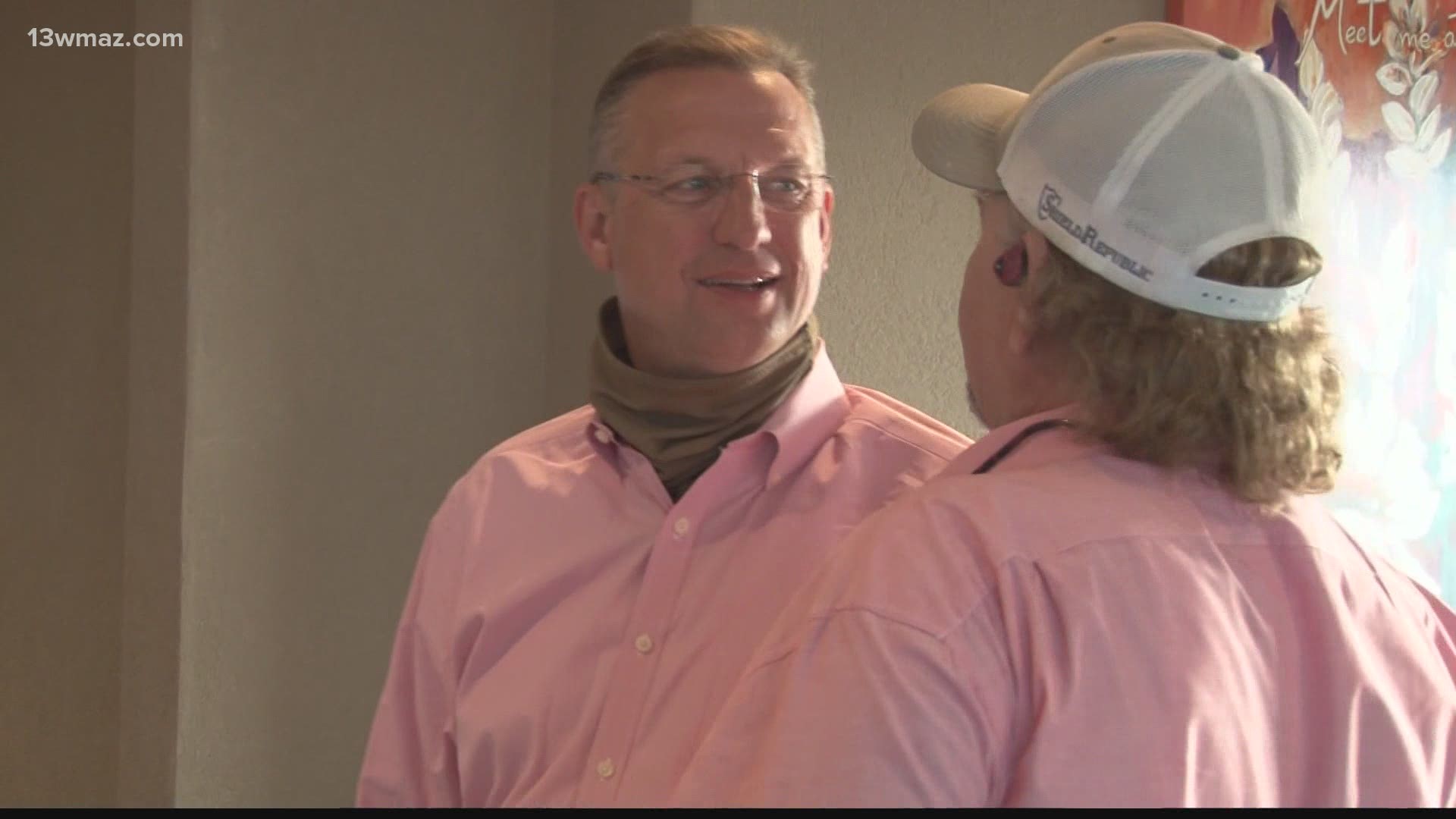 Representative Doug Collins is traveling around the state to meet with voters ahead of election day