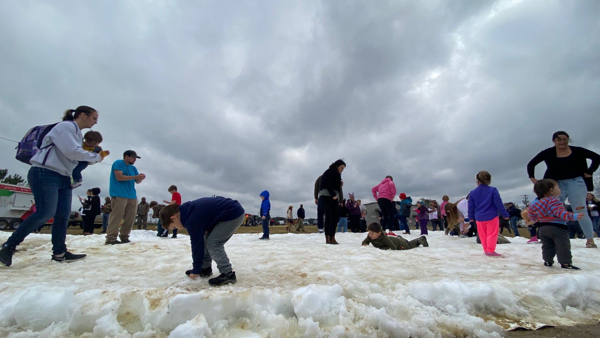 We might not get snow in the south, but the Dublin Lau Authority & Dublin Civitan Club found a way to make sure folks didn't get left out of the winter fun.