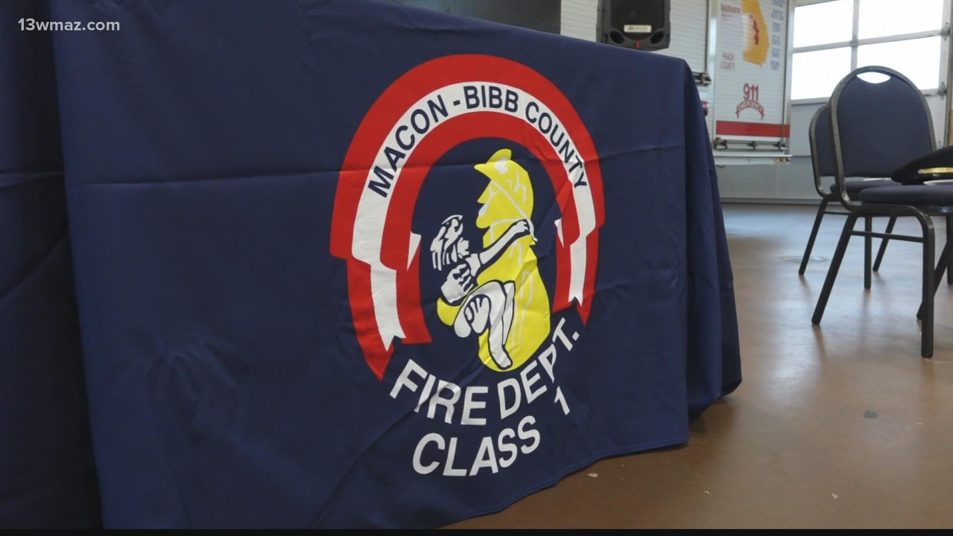 Some Bibb County Students were awarded scholarships and medals for their essays and posters on fire safety.