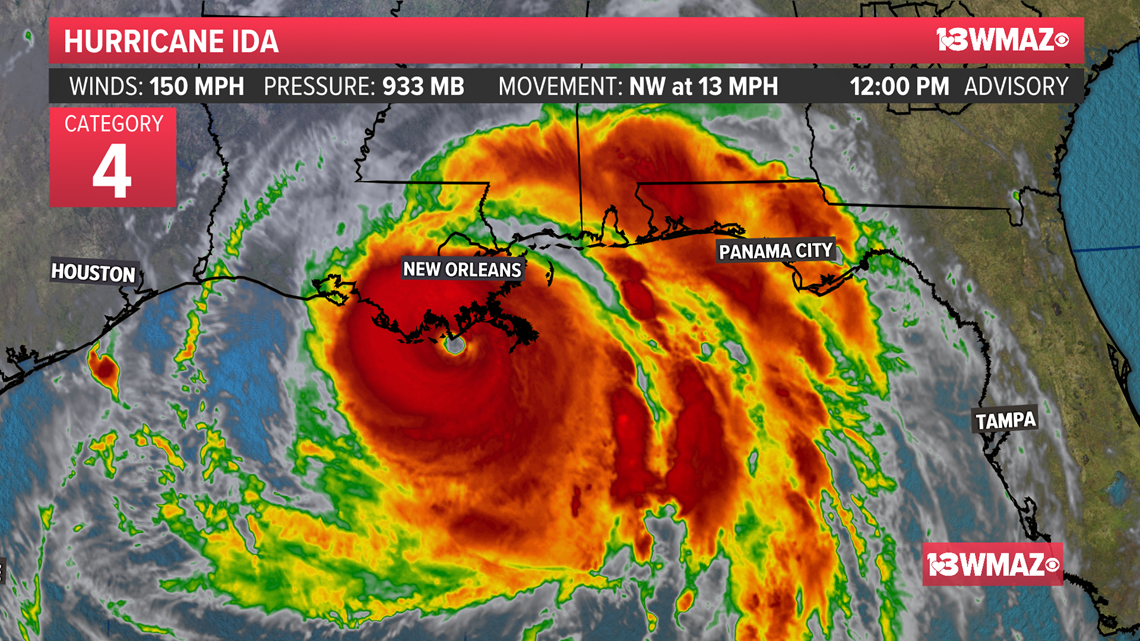 Ida Makes Landfall In Louisiana | 13wmaz.com