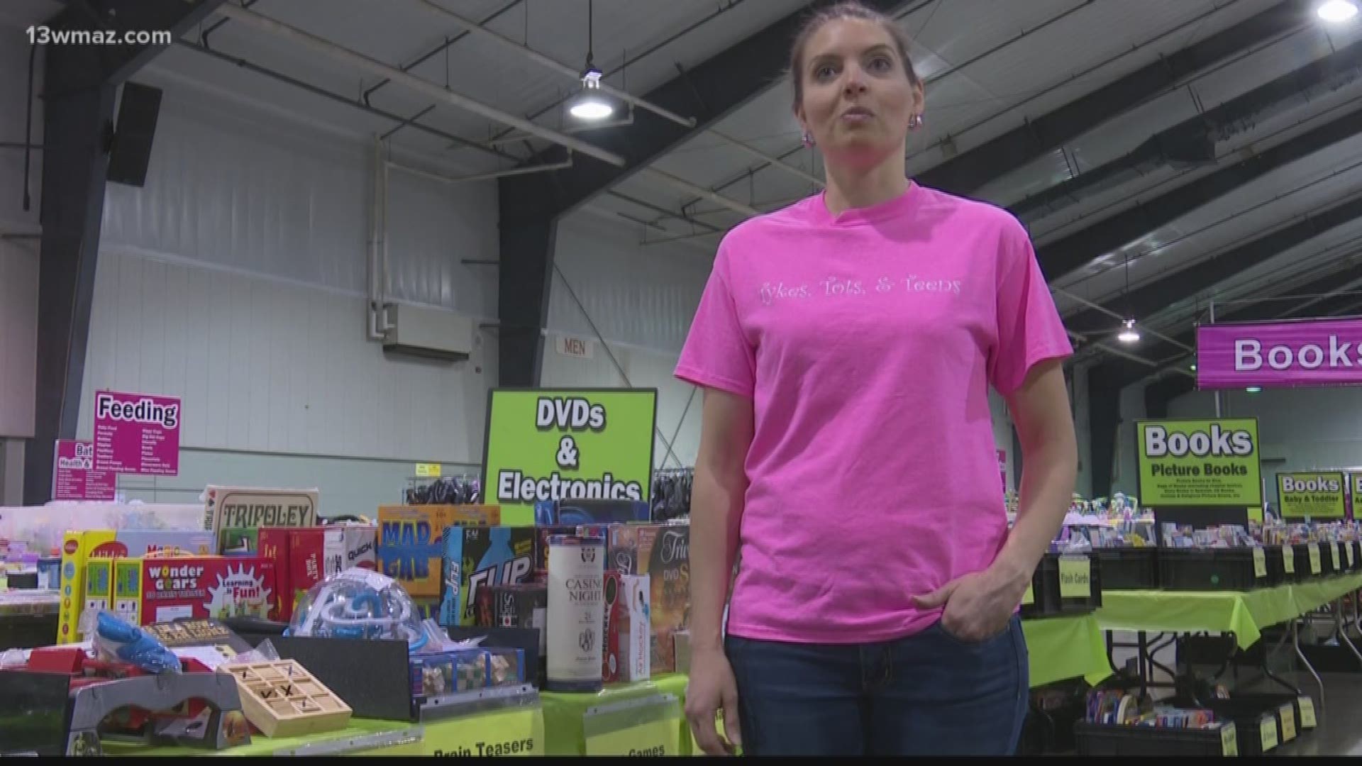 Raising kids can be expensive, especially when it comes to buying clothes, so Laura Johns started a consignment shop that's expanded into a large consignment event in Perry