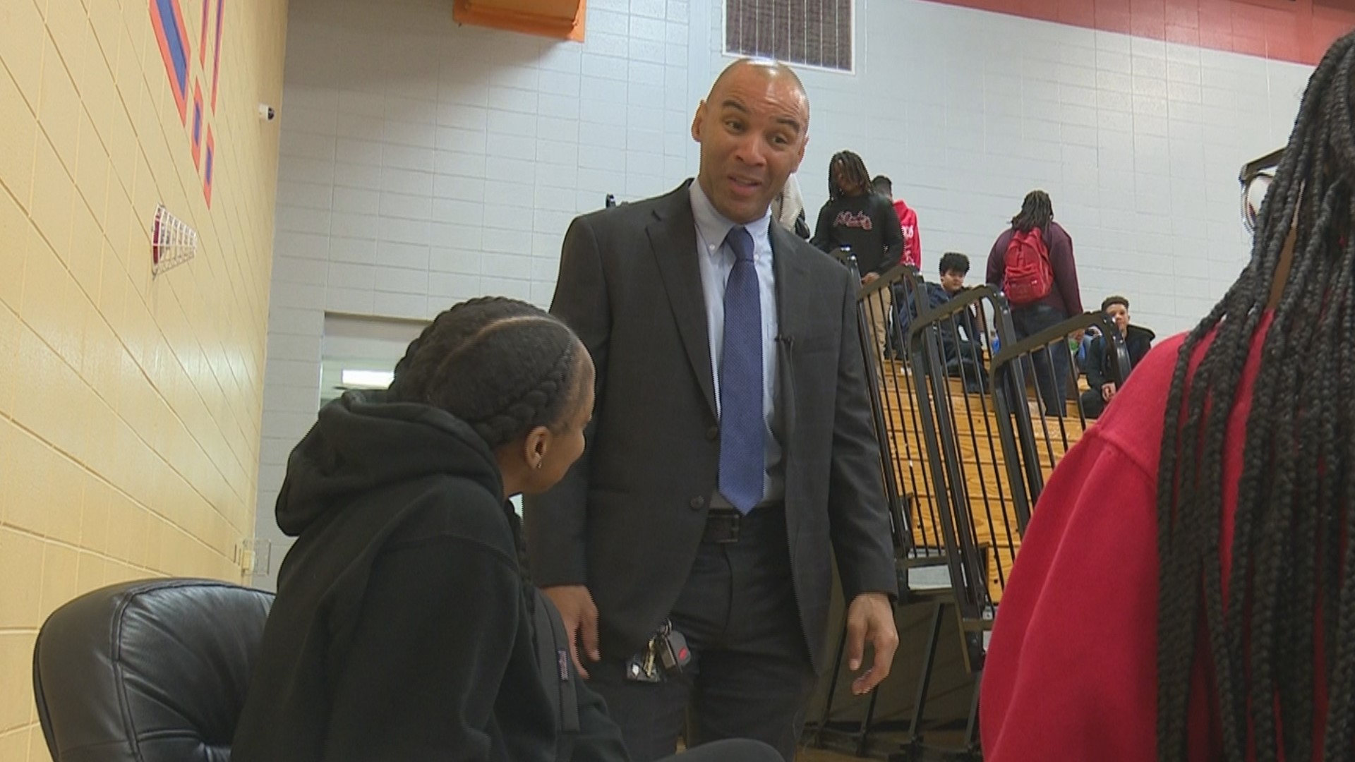 Chief Curtis Adams says he has a passion for working with kids and families in crisis, and finds it important to build trusting relationships with the community.