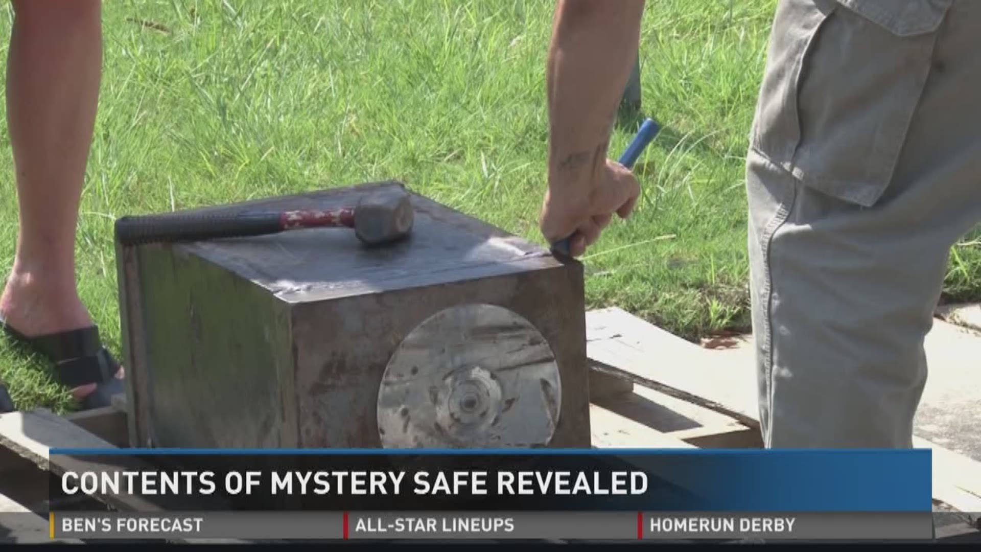 Contents of mystery safe revealed