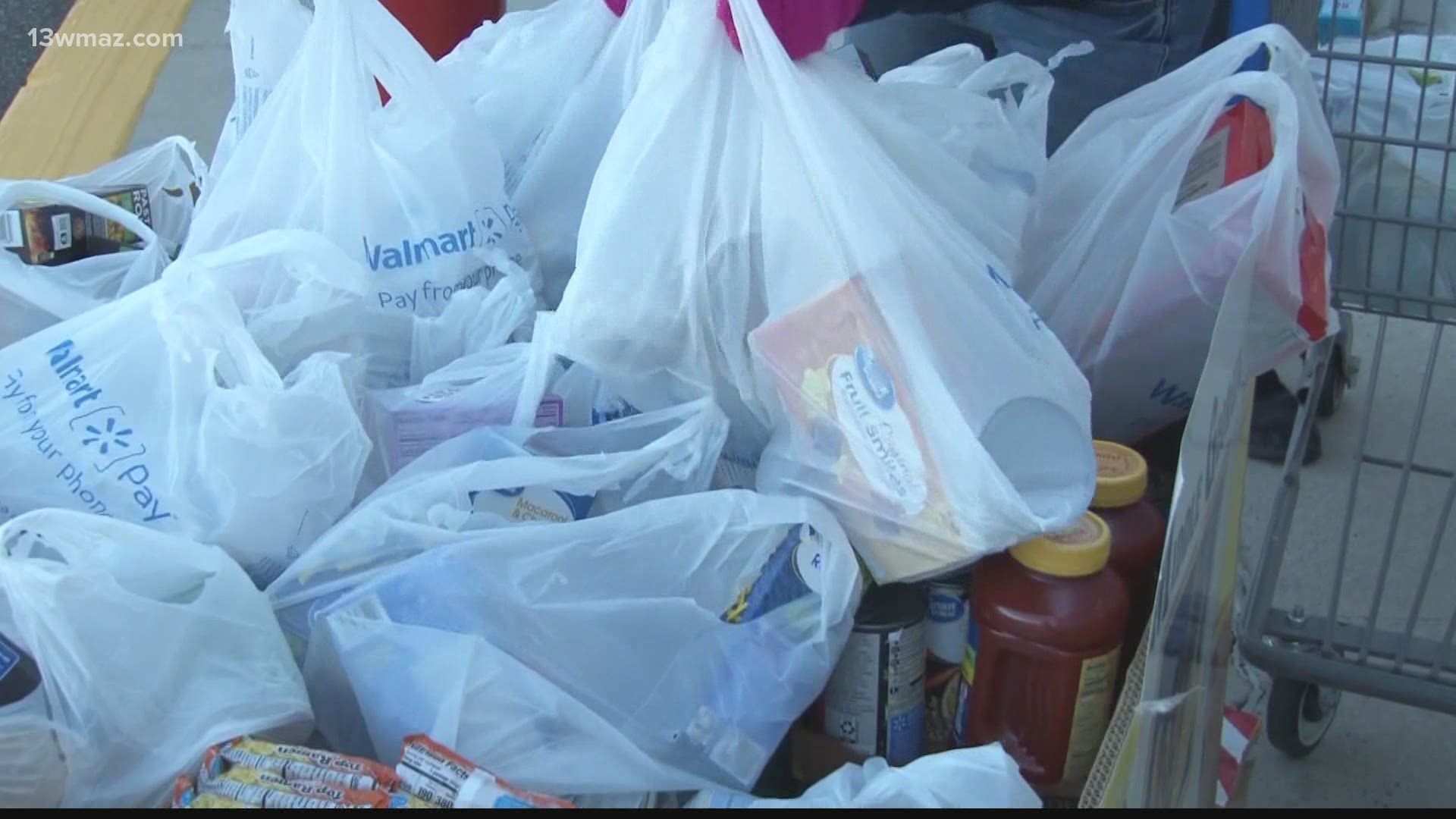 13WMAZ partnered with the Middle Georgia Community Food Bank to collect food and monetary donations to help families through the holidays.