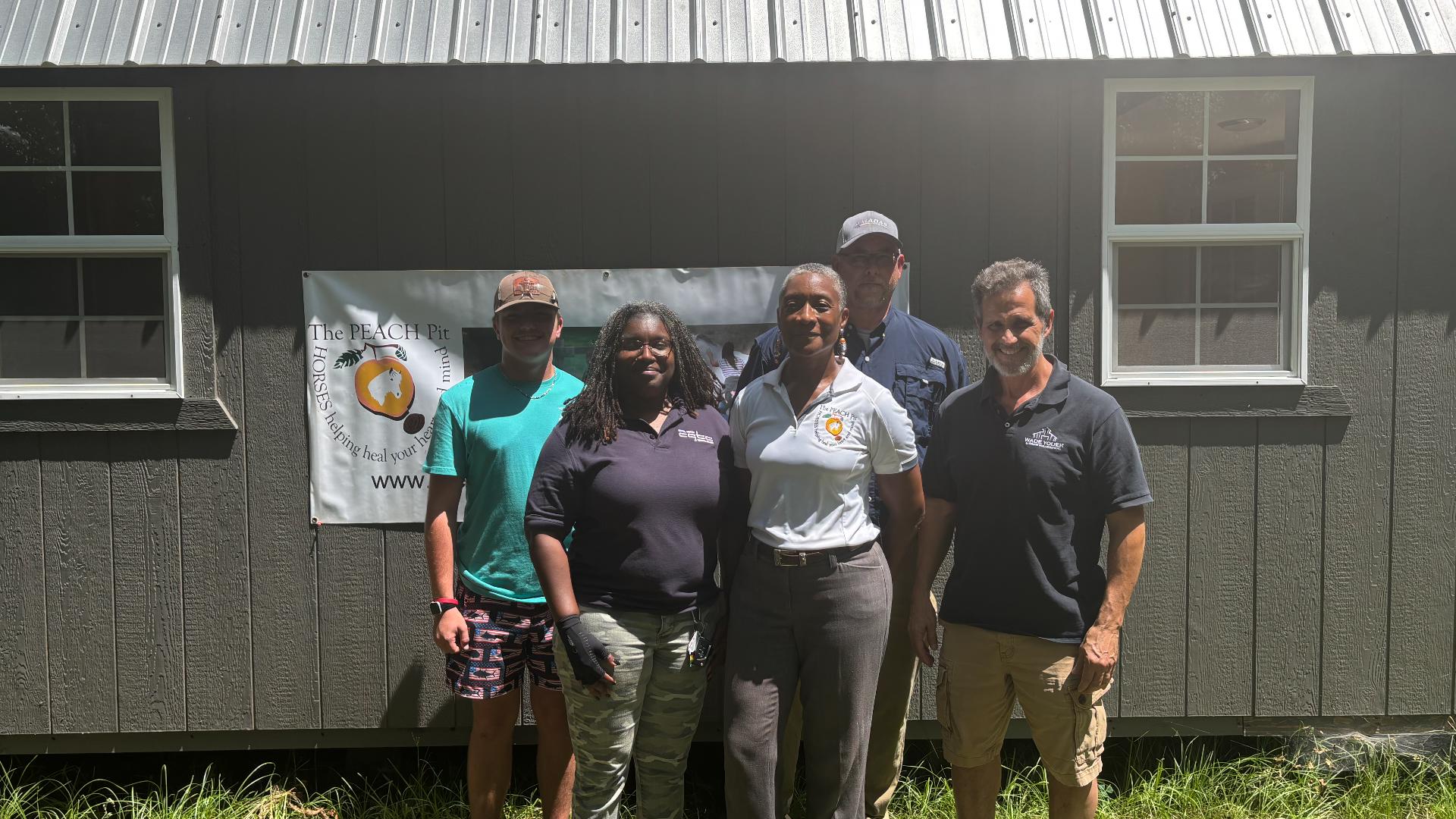 Class Project Robins Peach County students build tiny home for veterans' recovery, classroom ...
