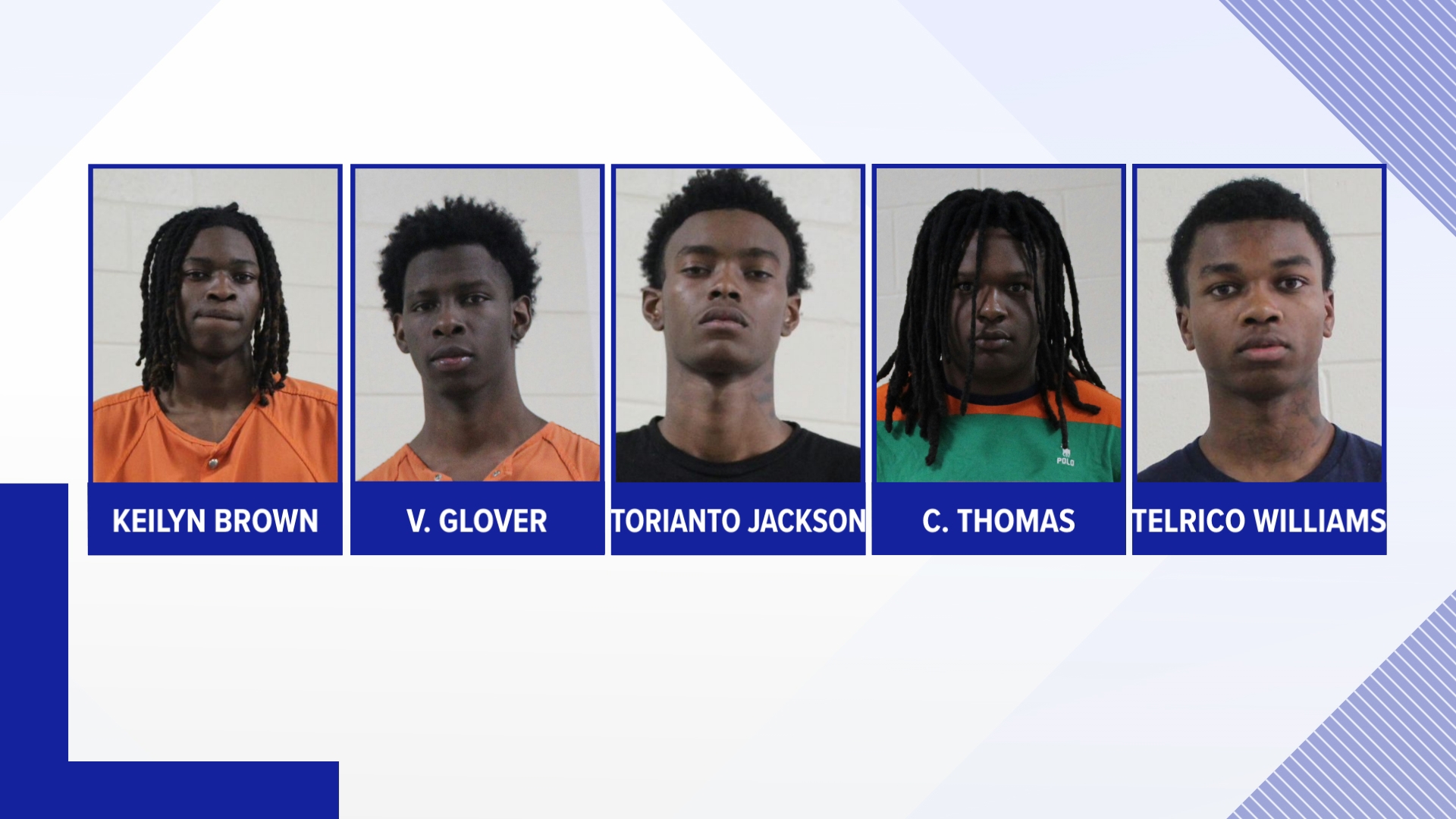 Five indicted in Warner Robins drive-by shooting that injured two