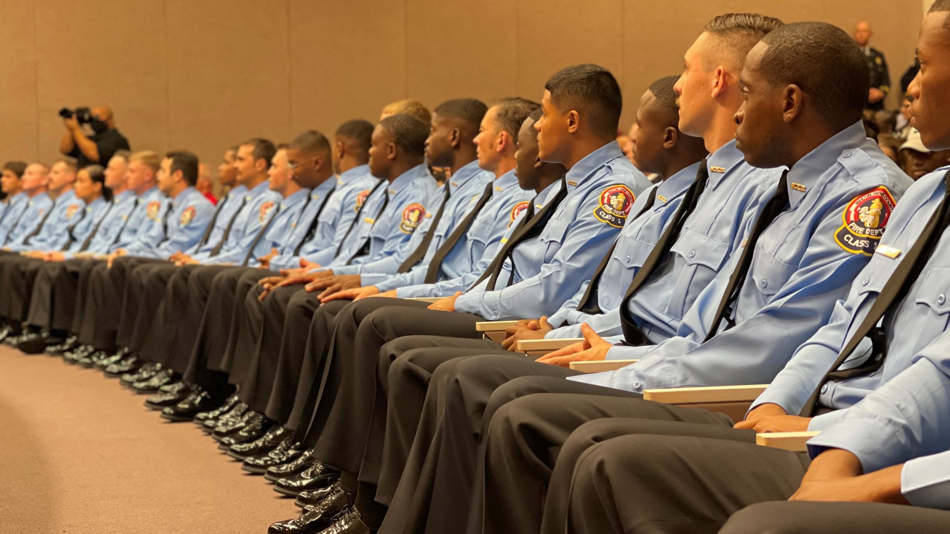 Mayor Lester Miller was there to speak to the graduates and to wish them well. Congratulations, Recruit Class of Summer 2021!