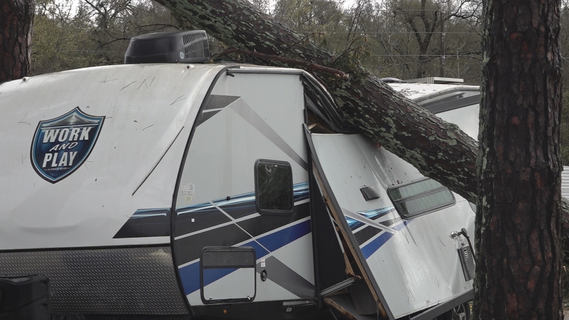 'It’s the American way' | Storm tears through Fort Valley campground, but community fights back