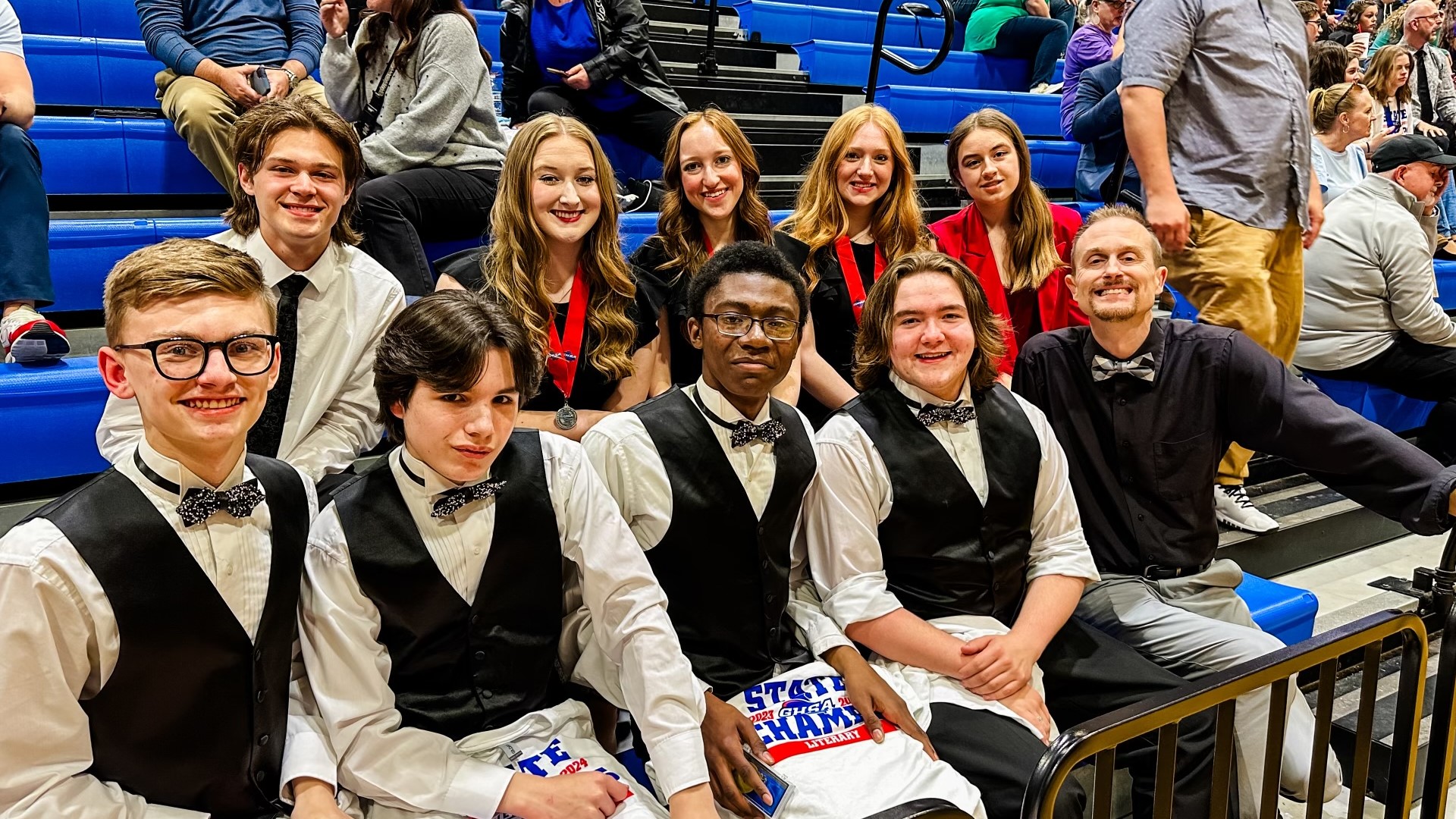 The 2023-2024 school year marks the second time students at Houston County High School won the state literary championship.