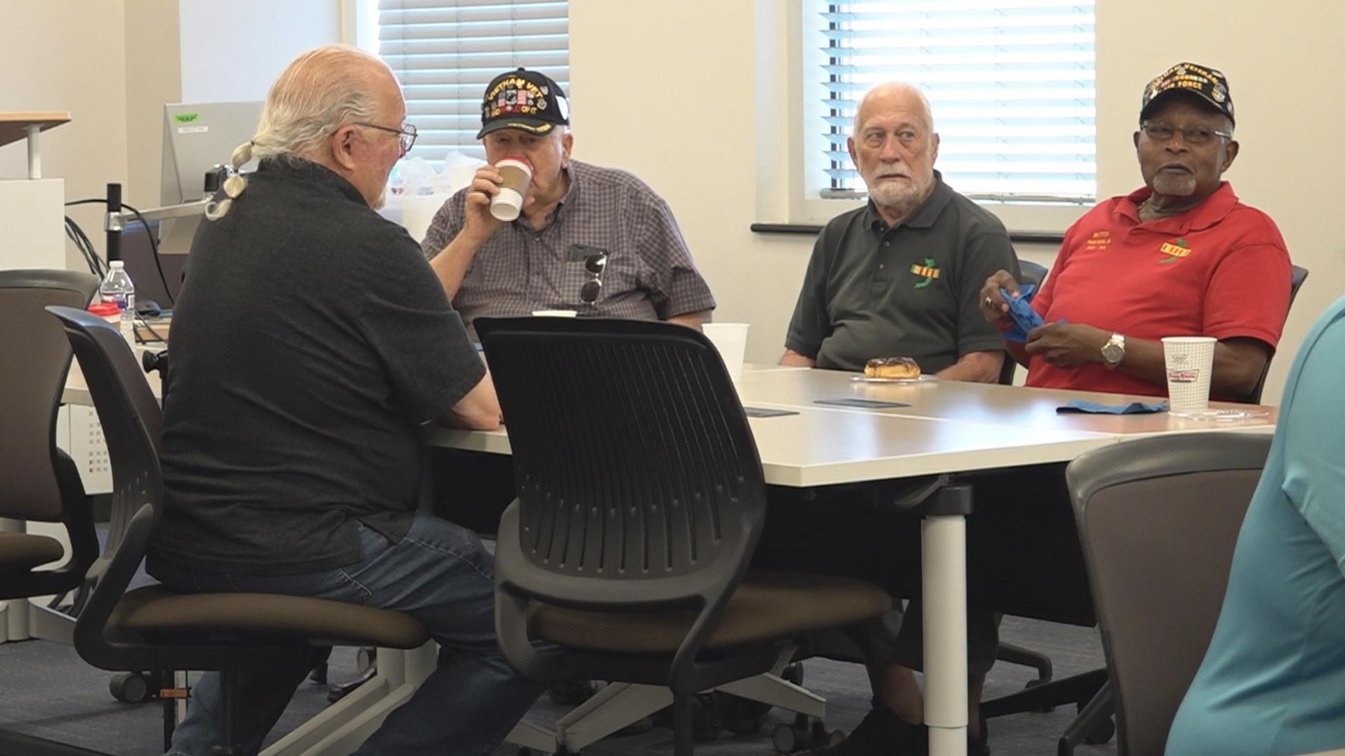 The program aims to build connections with veterans in an informal setting