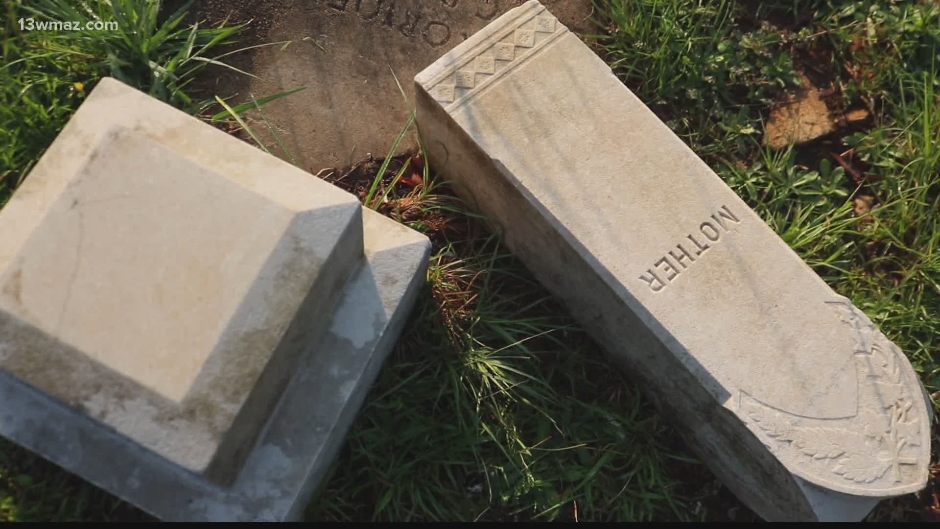 For almost two years, Joey Hernandez has come out in the early mornings to restore graves and headstones at Rose Hill Cemetery.