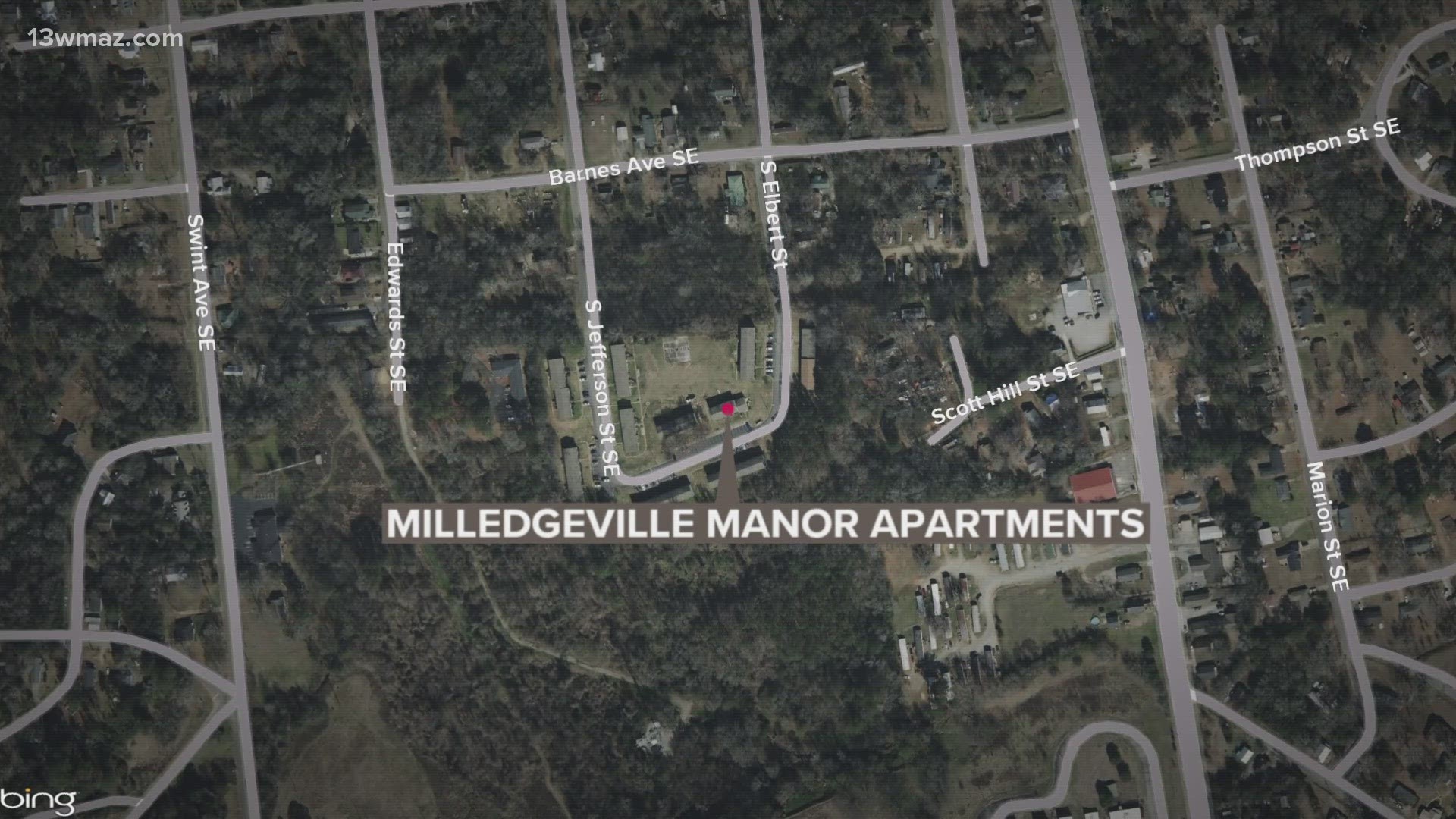 Major Brad King with the Baldwin County Sheriff's Office says it happened at the Milledgeville Manor Apartments.