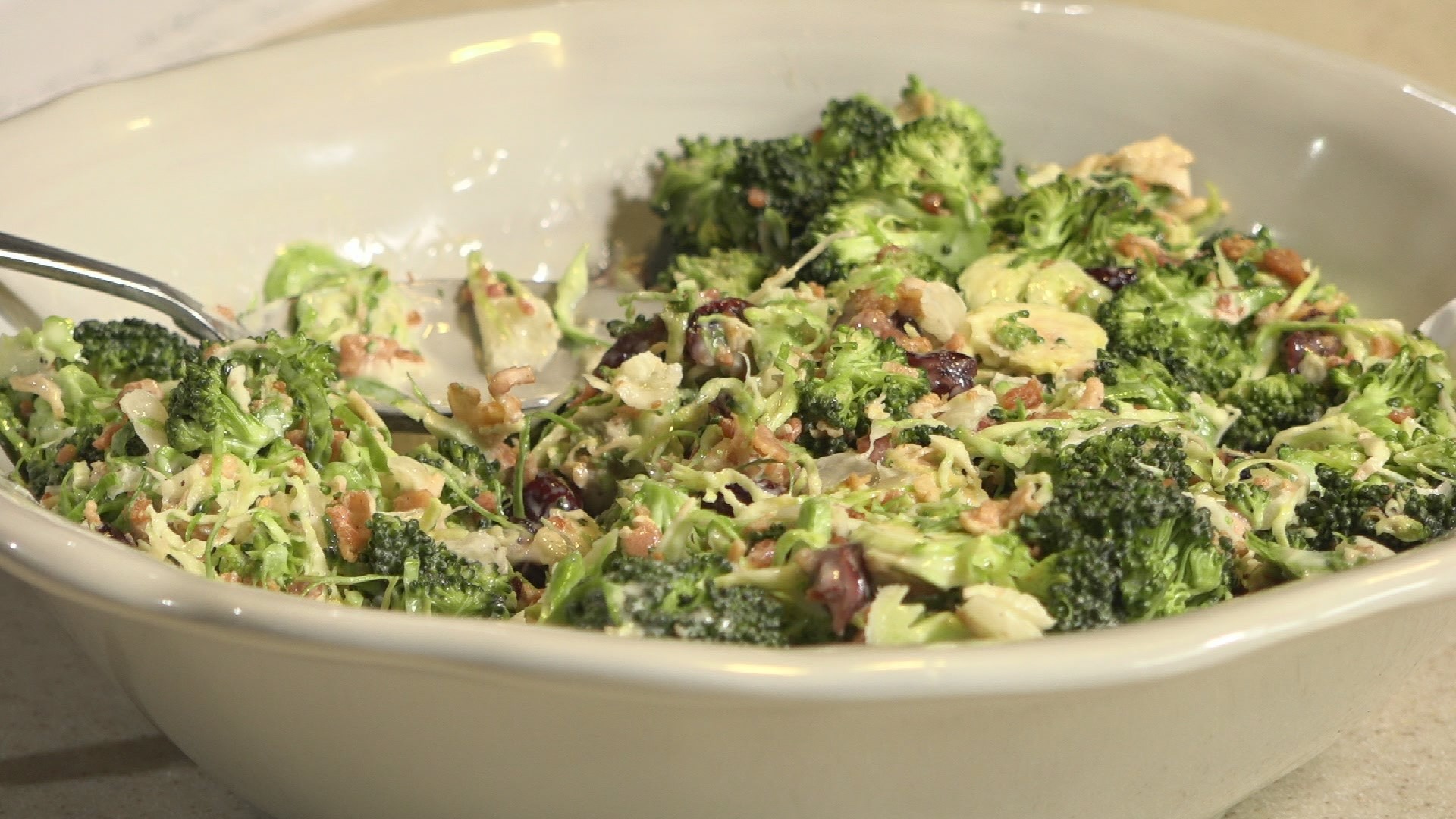 Cook and Author Suzanne Johnson makes some B&B salad that's easy to make for a holiday party.
