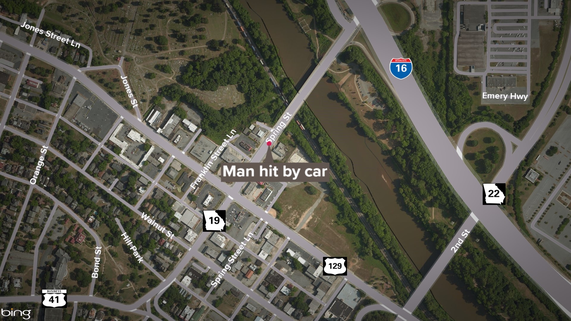 An unhoused man is dead after being hit by a pickup truck early Friday morning.