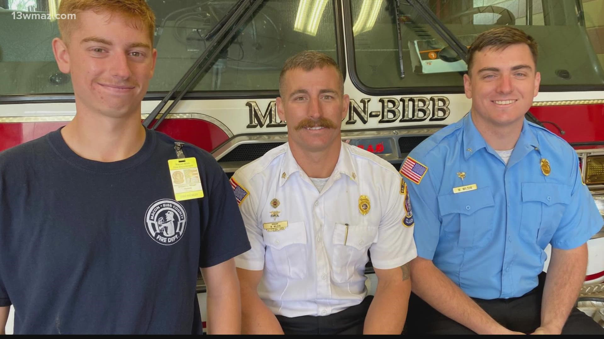 Three generations of firefighters in MaconBibb Fire Department
