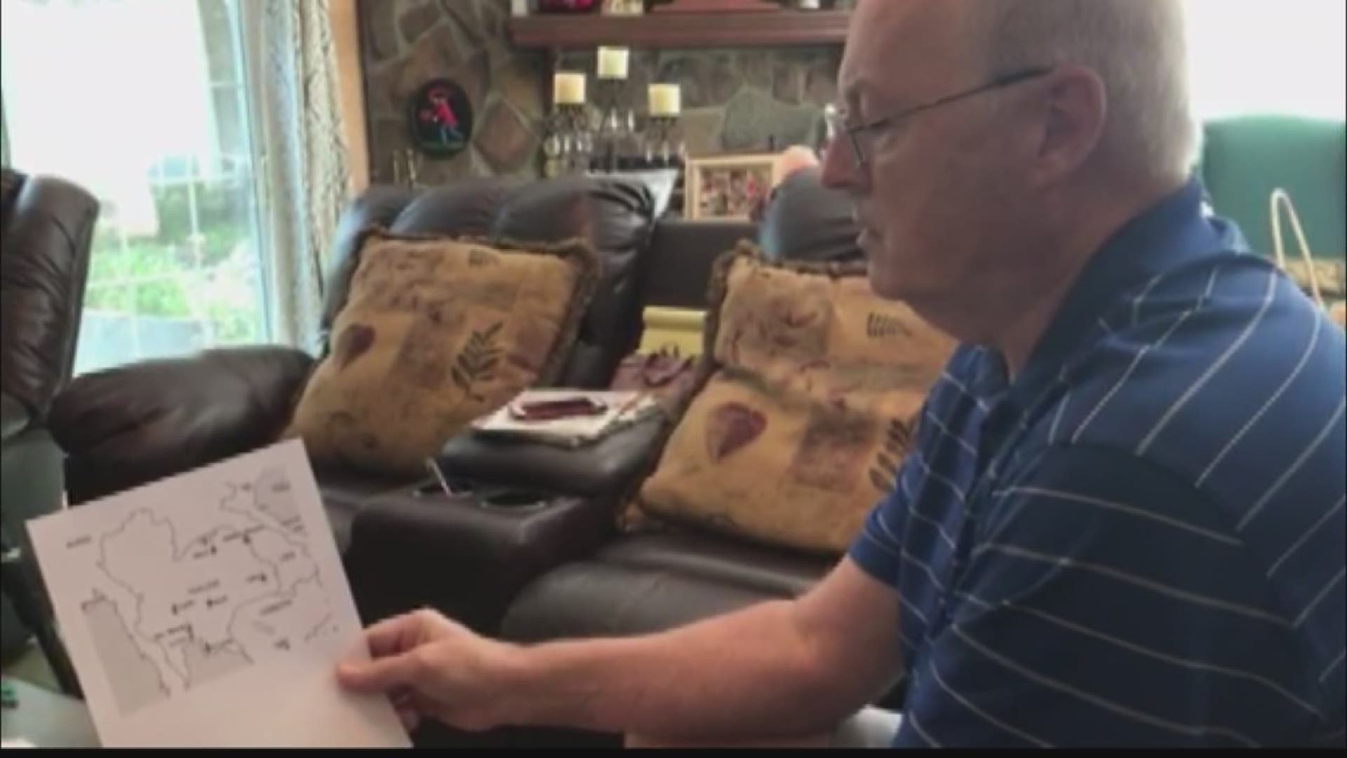 Vietnam-era war veterans from all over the United States started "Operation Orange Envelope" to get Congress' attention. They want the Department of Veterans Affairs to recognize service members stationed in Thailand were exposed to the toxic chemicals in "Agent Orange." Sarah Hammond spoke to one vet in Warner Robins who says he sent more than 500 orange envelopes to D.C.