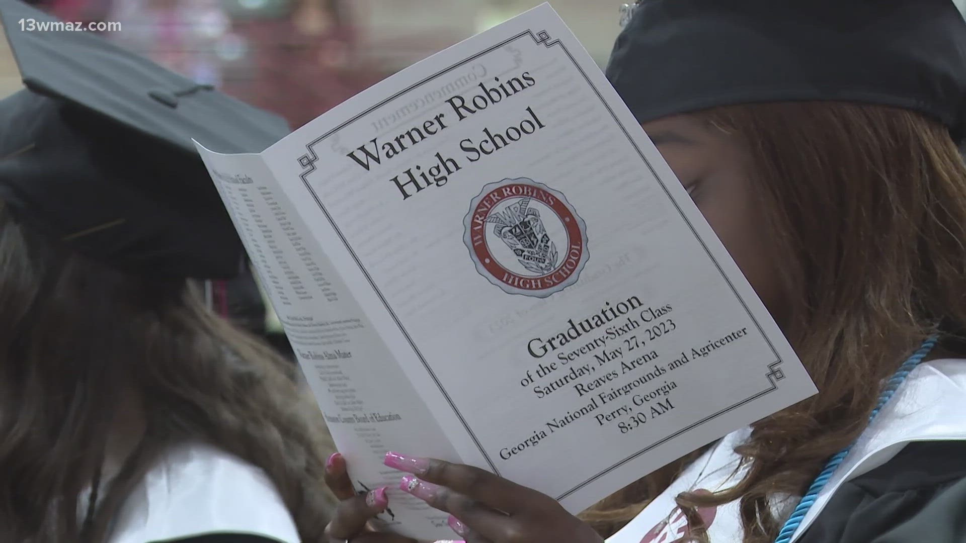 Seniors at Warner Robins, Veterans, and Perry High Schools walked across the stage.