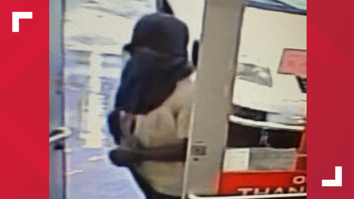 The Bibb County Sheriff's Office says that the man entered the store with a gun just after 7:30 p.m. on Sunday.