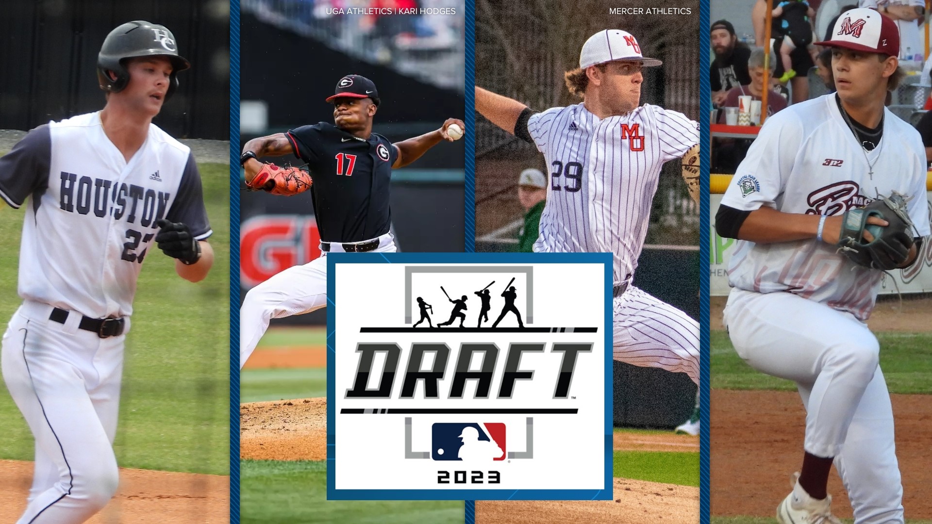 Jaden Woods was the first Central Georgia product off the board, selected by the Pittsburgh Pirates in the seventh round.