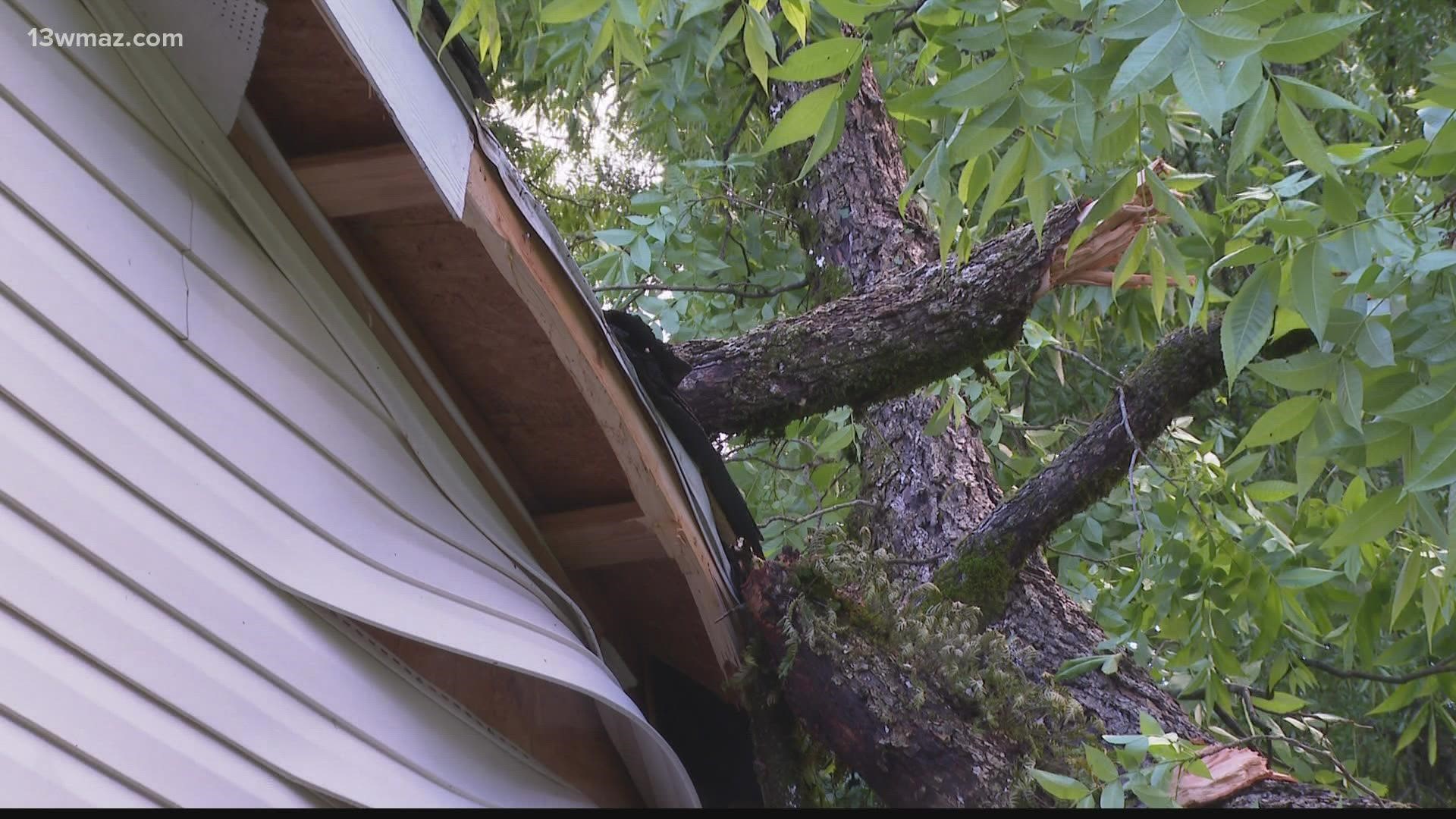 Davisboro family home damaged after severe storms