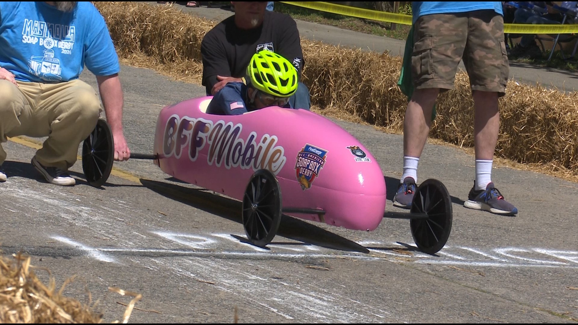 The annual race had action, food, beer, and live music from DJ's.