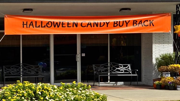 Bibb County dentist buys Halloween candy from children to send to military servicepeople